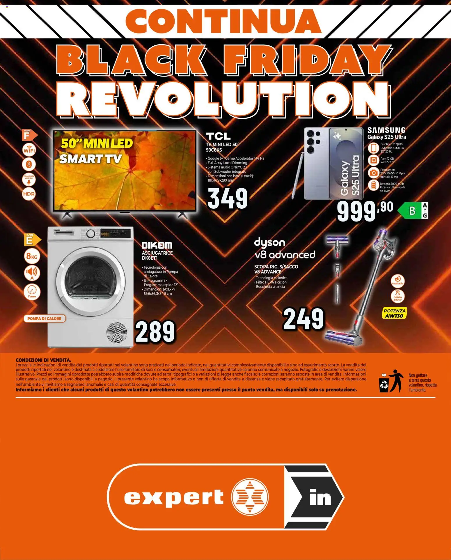 Volantino Ipercoop del 17.11.2025 | Pagina: 8 | Prodotti: TV, Fotocamera, Batteria, Terra