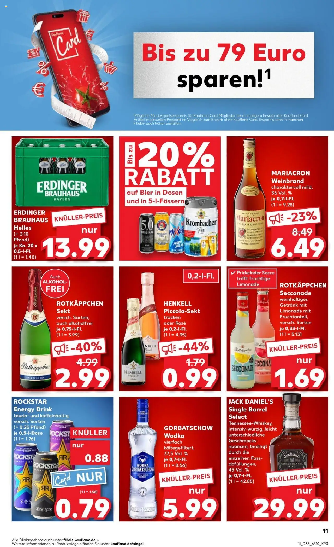 Kaufland prospekt Stolberg	 - gültig ab dem 18.08.2025 | Seite: 24 | Produkte: Erdinger, Bier, Rockstar, Limonade