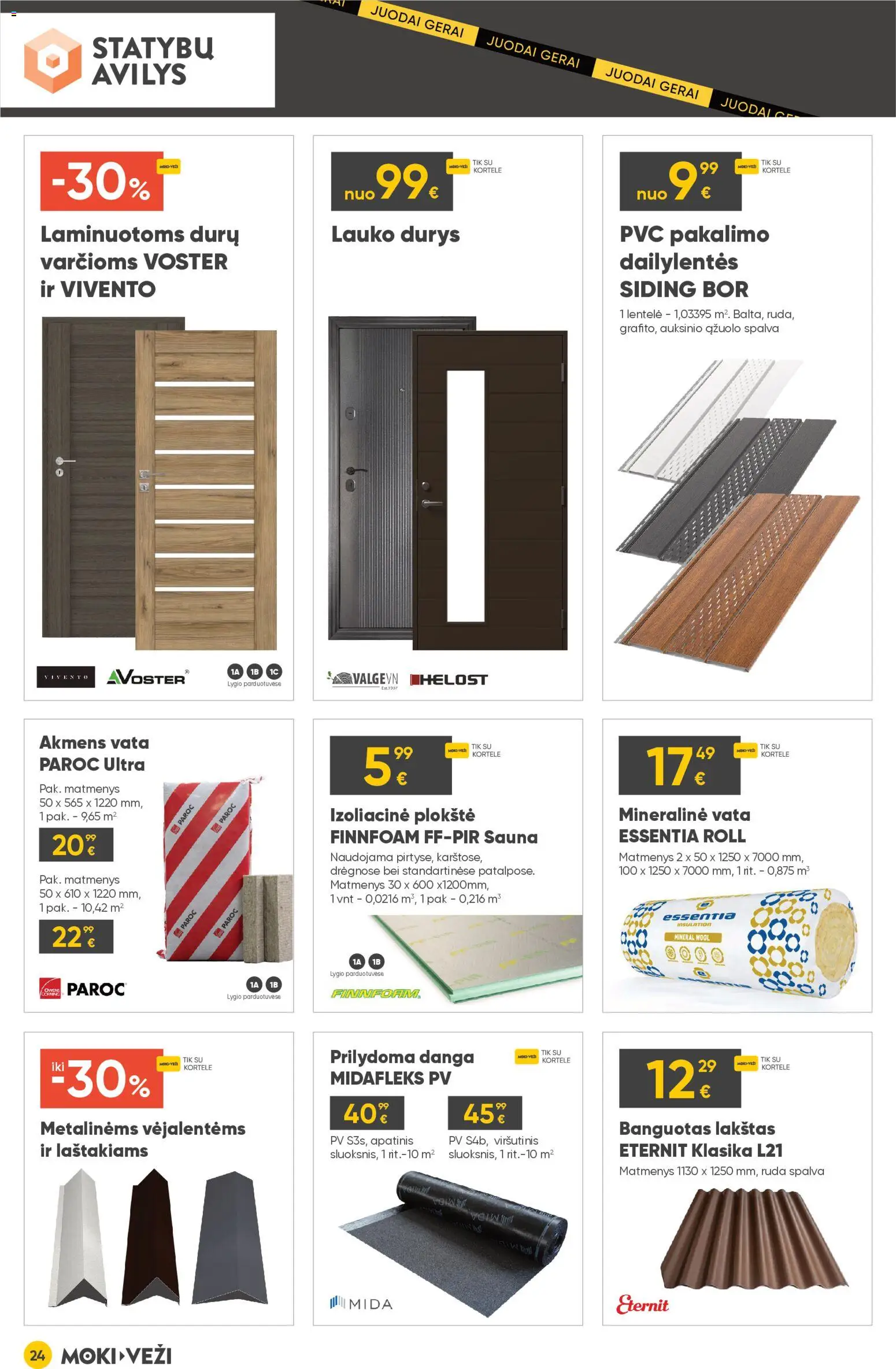 MOKI VEŽI akcijos nuo 13.11.2025 | Puslapis: 24 | Prekių: Vata