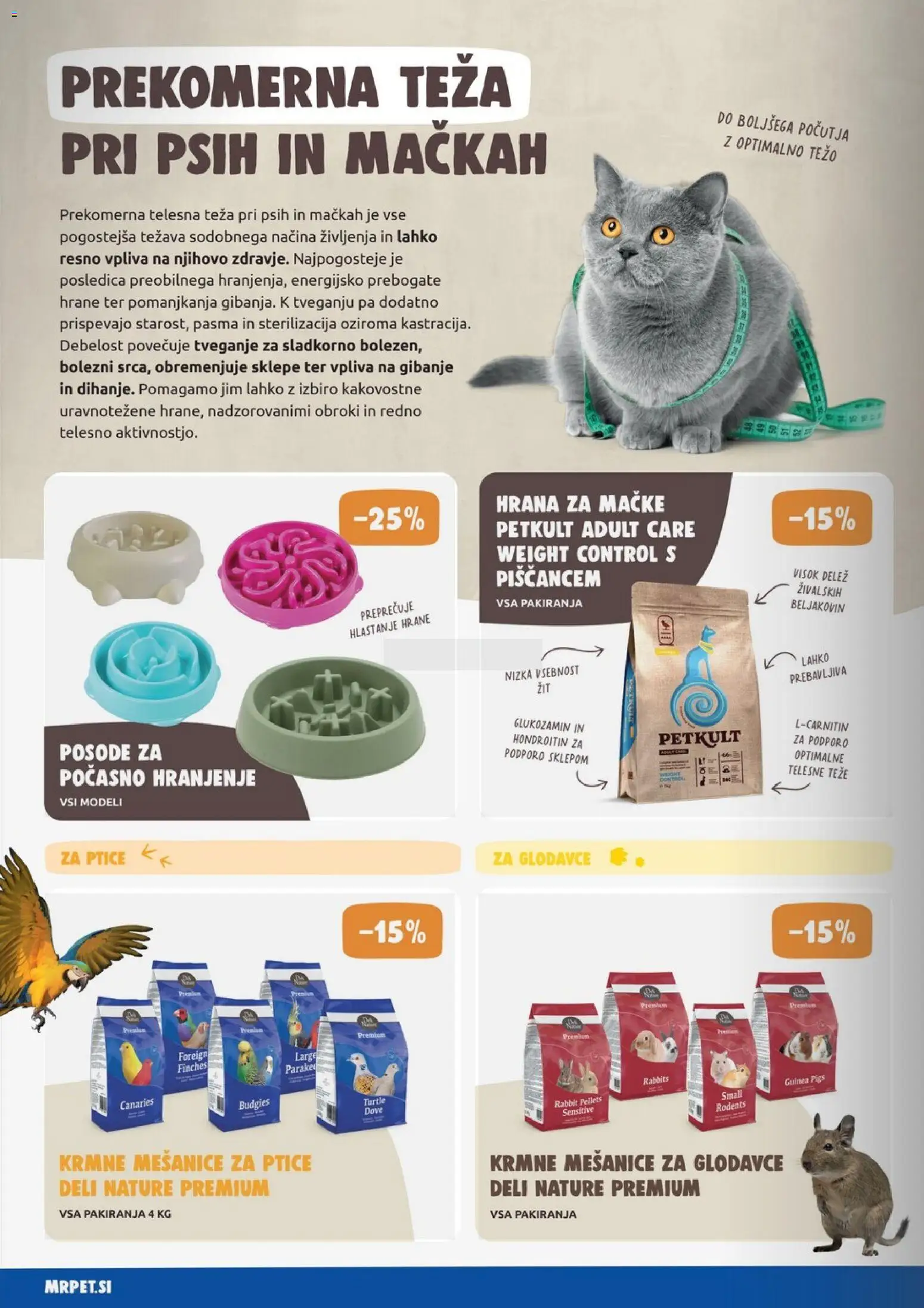 Novi Mr. Pet katalog ponudbe – veljaven od 01.01.2026 | Stran: 8 | Izdelki: Hrana za mačke, Teza