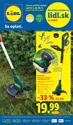 Lidl leták platný od 23.03.2026