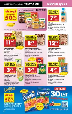 Biedronka gazetka od 28.07.2025 | Strona: 58 | Produkty: Chipsy, Żurawina, Pizza, Paluszki chlebowe