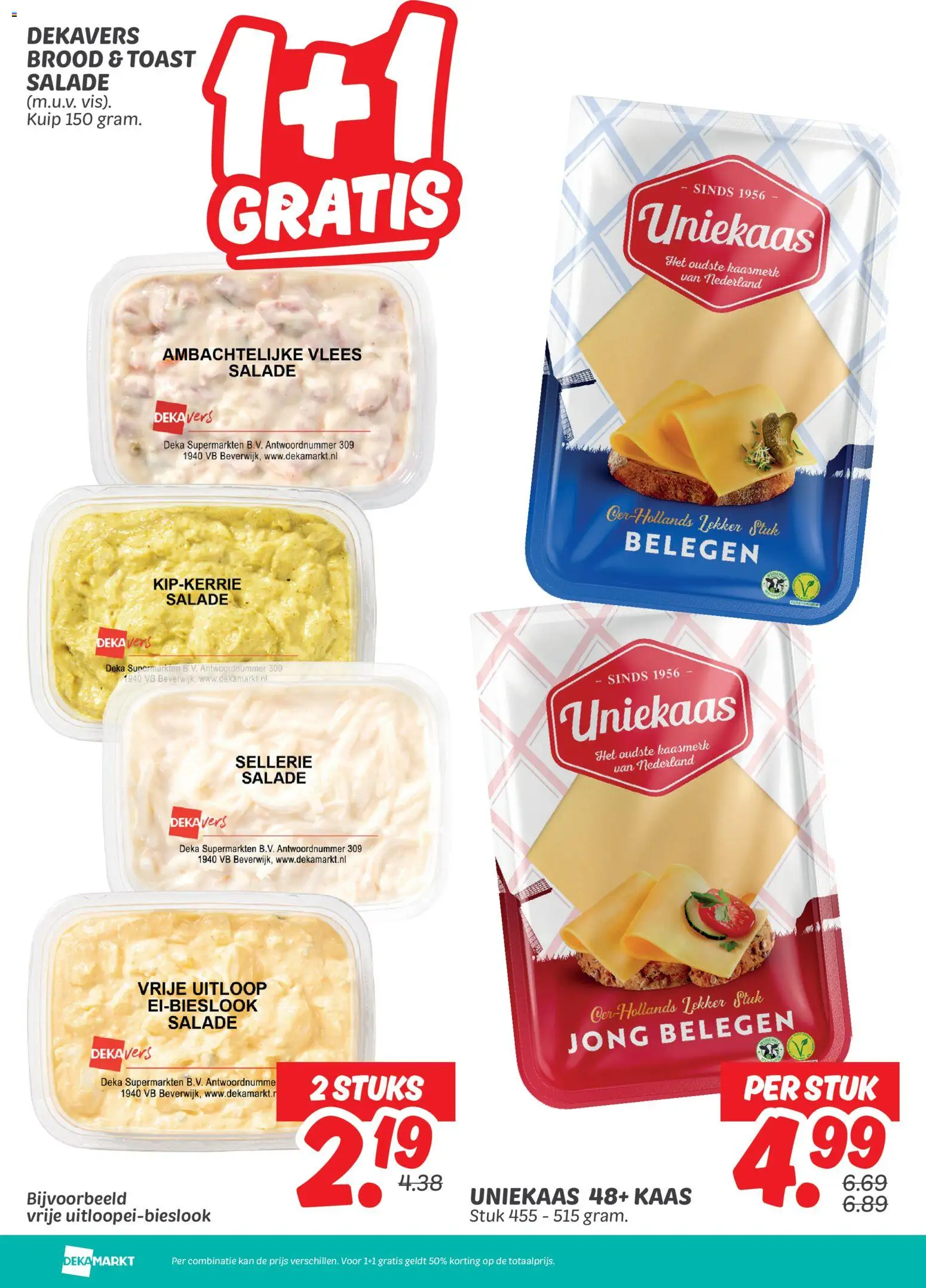 {H1} | Pagina: 16 | Producten: Kaas, Brood, Kan, Salade