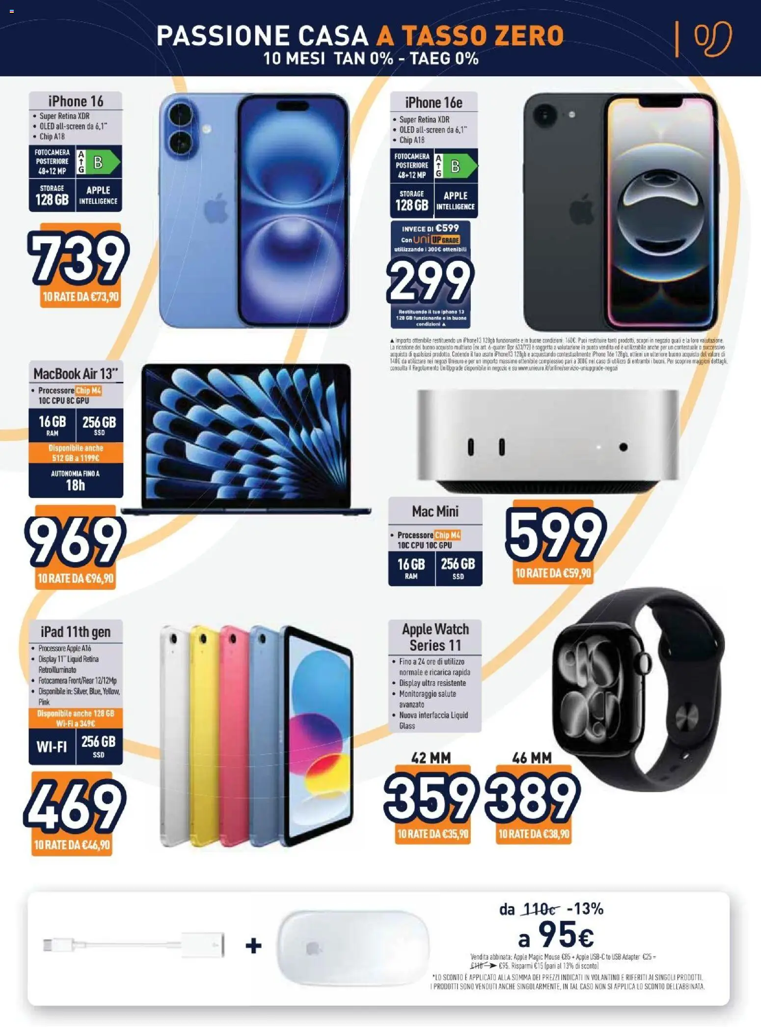 Volantino Unieuro del 27.02.2026 | Pagina: 27 | Prodotti: Macbook air, USB, Ipad, Macbook