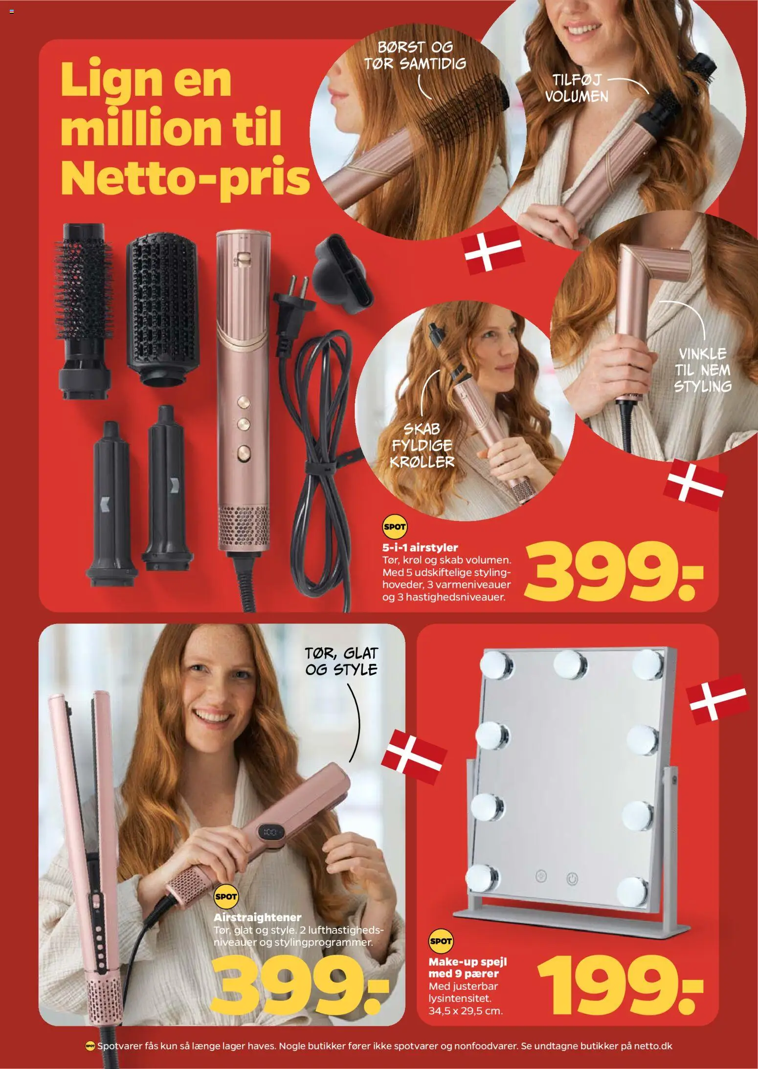Netto tilbudsavis – gyldig fra 27.02.2026 | Side: 34 | Produkter: Makeup, Skab, Spejl, Pærer