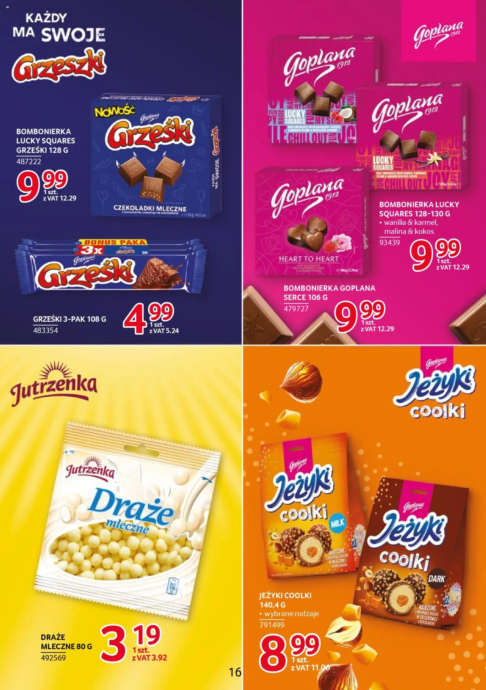 Selgros cash&carry Gazetka - Markowe produkty od 06.11.2025 | Strona: 16 | Produkty: Malina, Czekoladki, Bombonierka