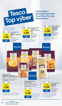 Nové Tesco akcie – leták je platný od 17.09.2025 | Strana: 16