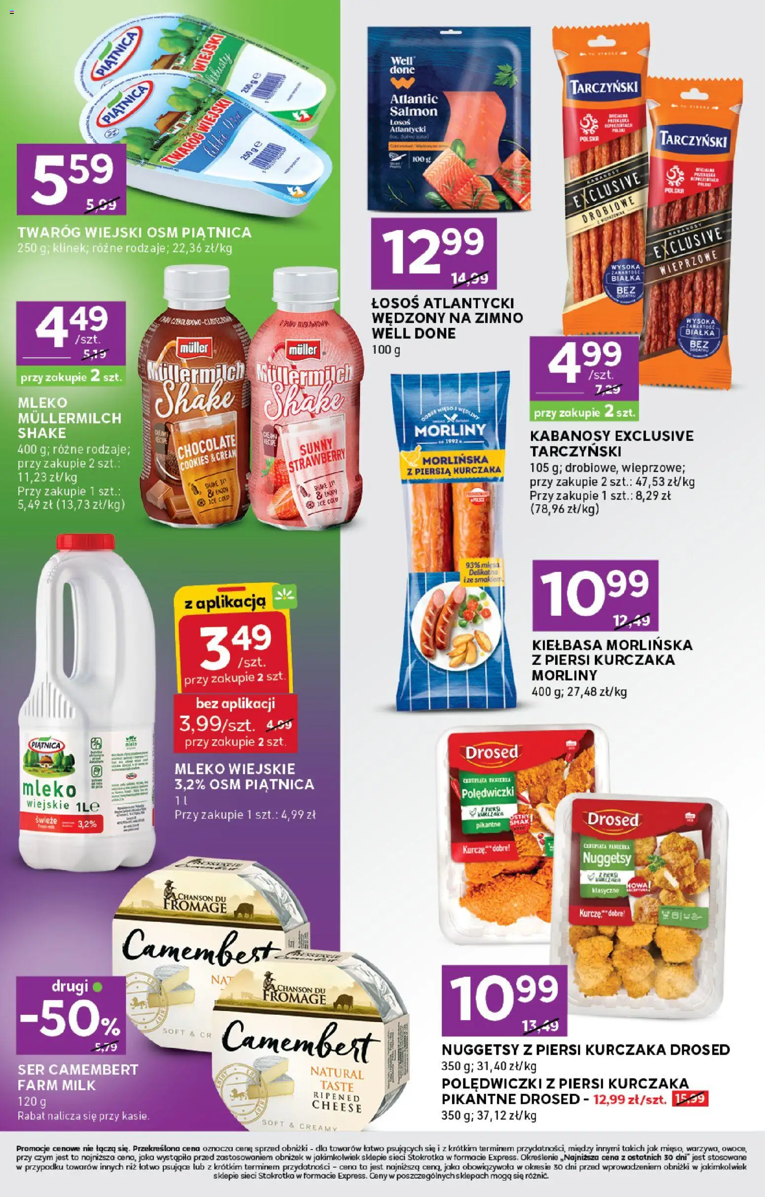 Stokrotka gazetka - Express od 29.04.2026 | Strona: 4 | Produkty: Kiełbasa, Stokrotka, Kabanosy, Ser