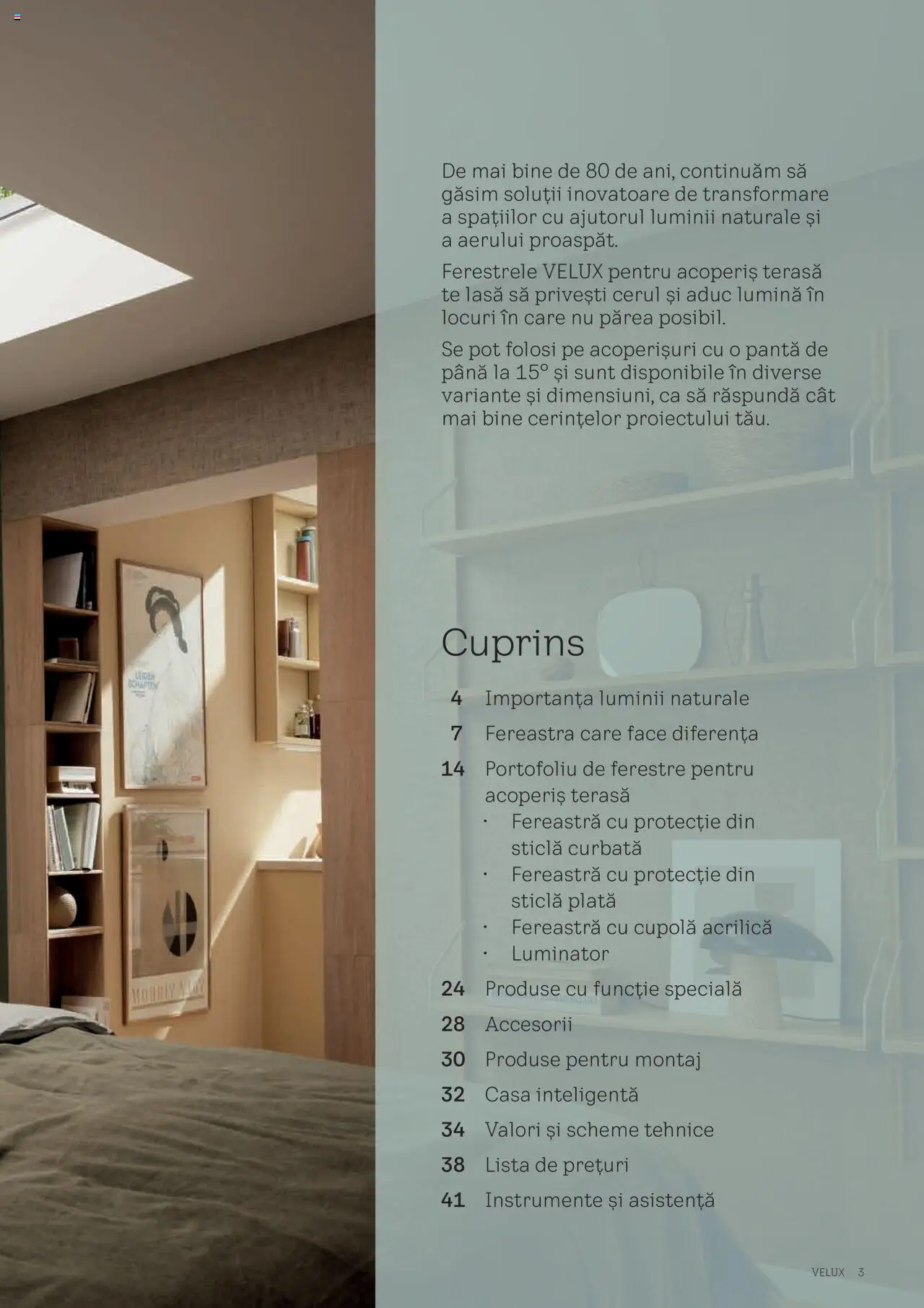 Noul catalog Velux – valabil de la 25.02.2025 | Pagină: 3 | Produse: Tavuk suyu, Fereastră
