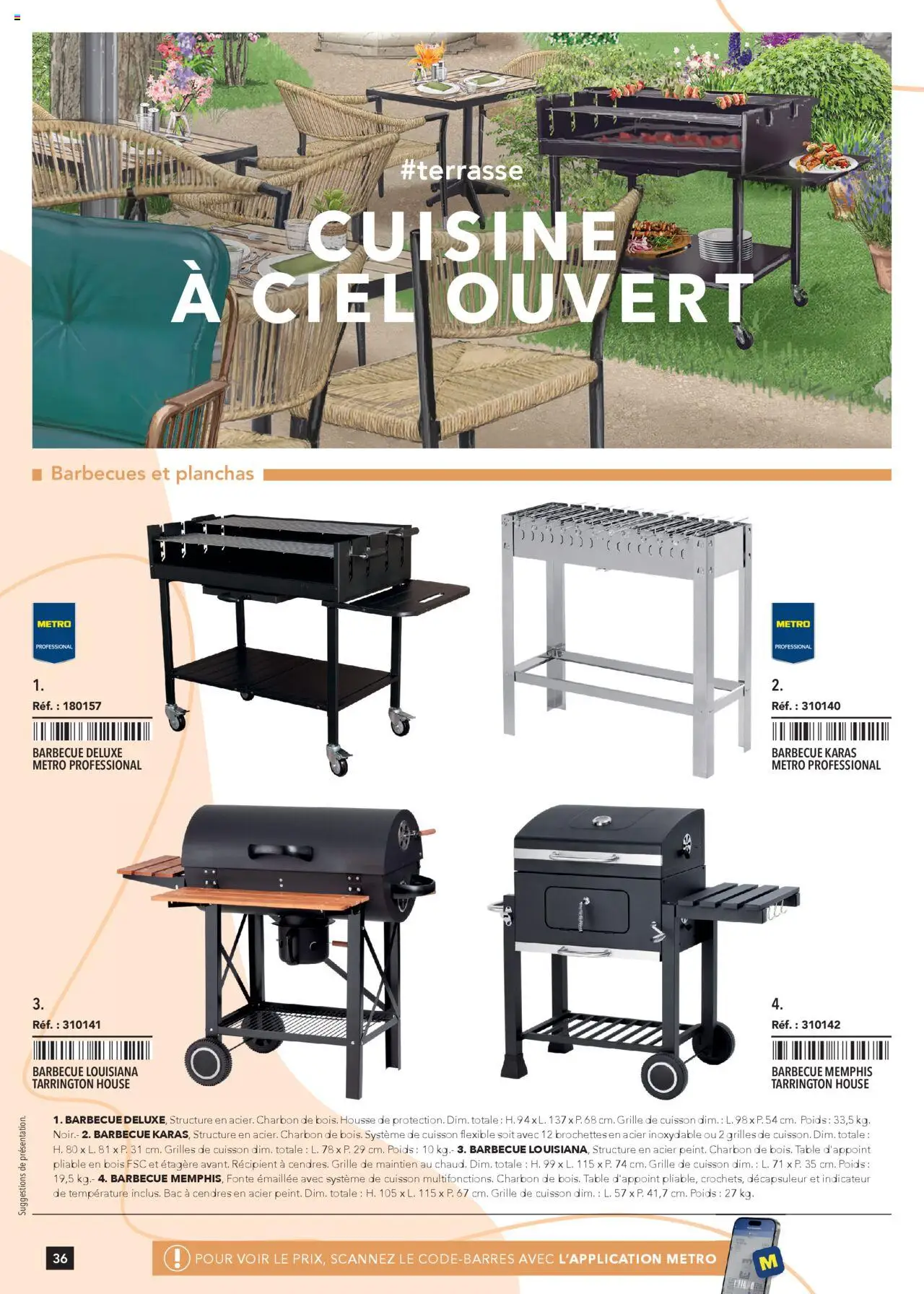  | Page: 36 | Produits: Poids, Étagère, Table, Grille de cuisson
