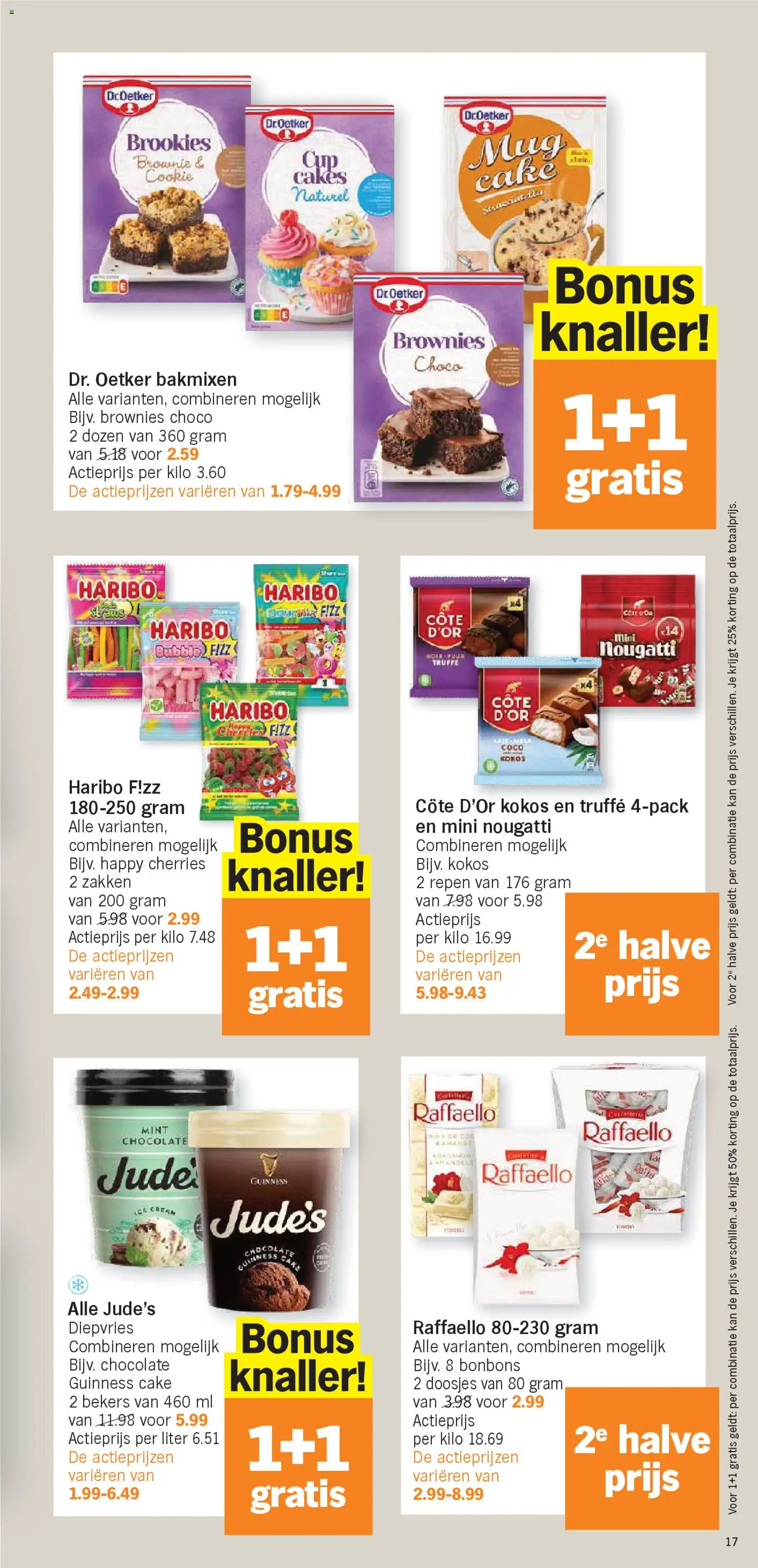 {H1} | Pagina: 17 | Producten: Tabletek, Cake, Repen, Brownies