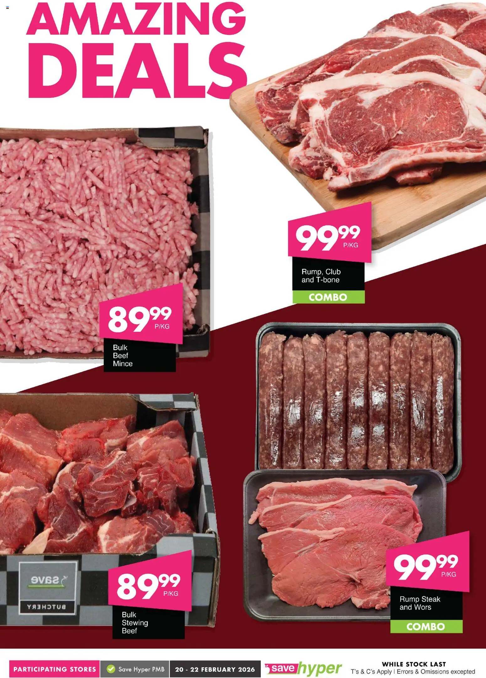 New Save catalogue – valid from 20.02.2026 | Page: 7 | Products: Steak, Beef, Stock
