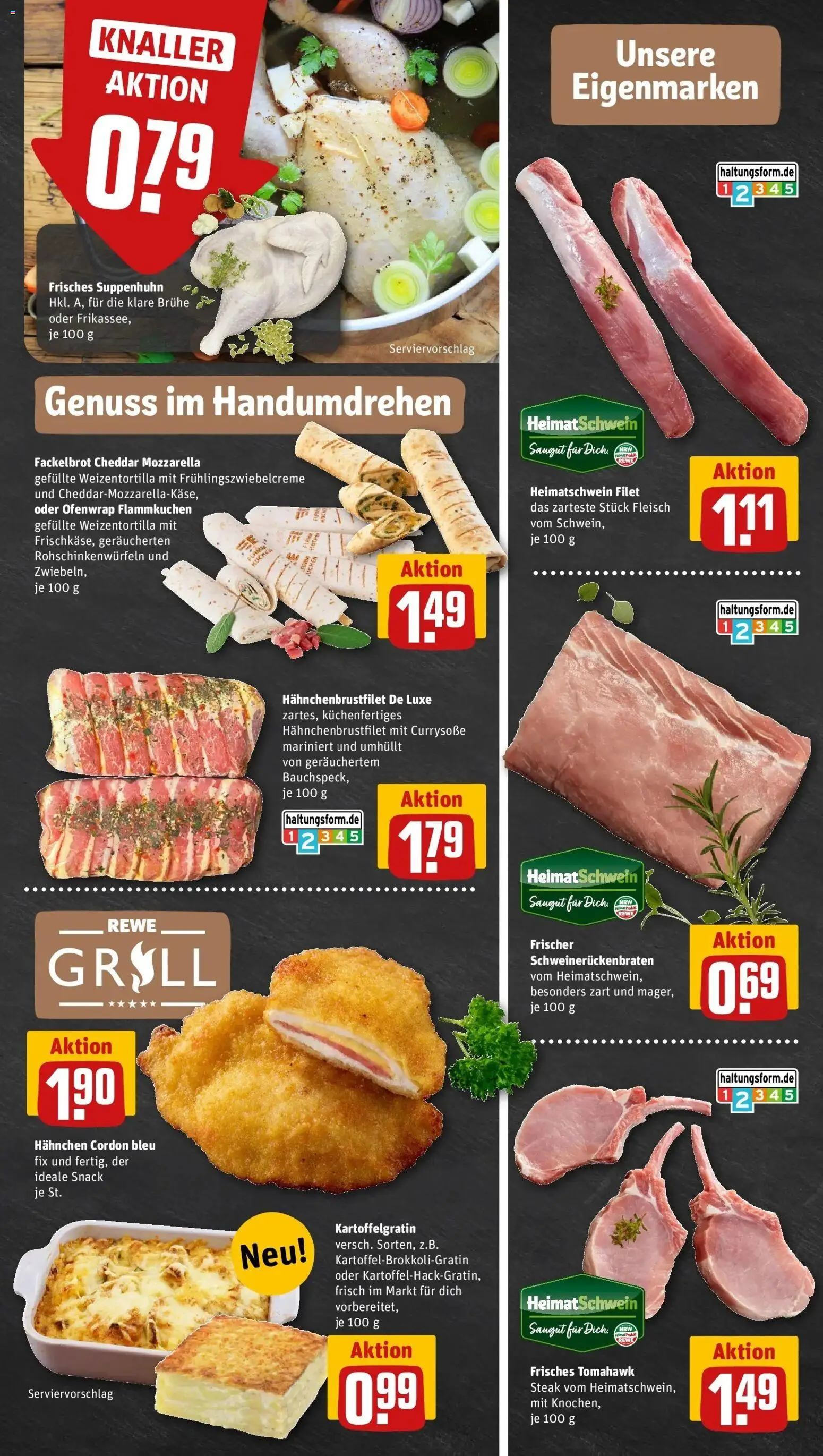 Rewe Prospekt Unna	 – gültig ab 15.03.2026 | Seite: 7 | Produkte: Grill, Hahnchen, Mozzarella, Fleisch