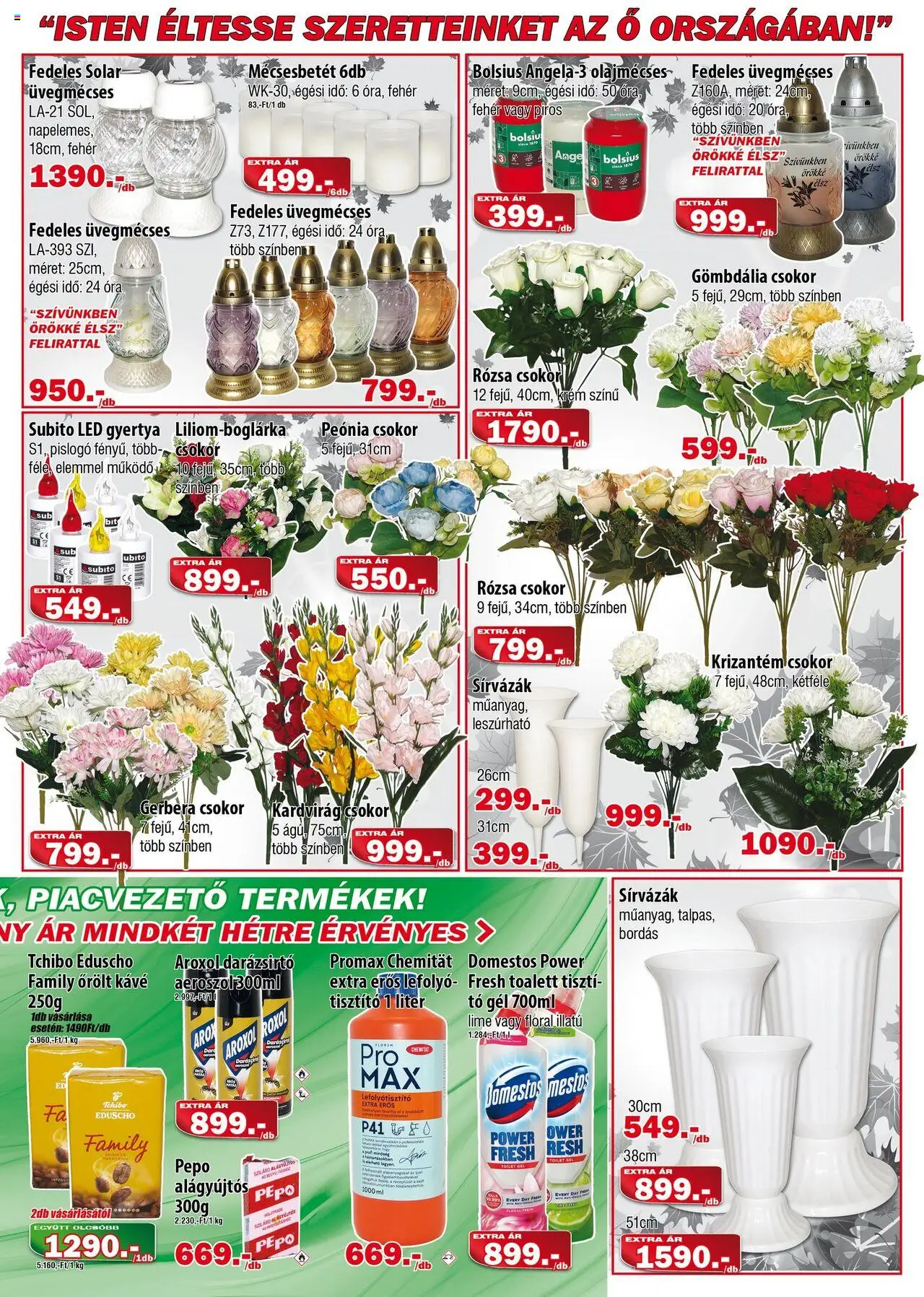 Vianni akciós ujság - amely érvényes a következő dátumtól: 08.10.2025 | Oldal: 3 | Termékek: Lime, Kávé, Gyertya, Őrölt kávé