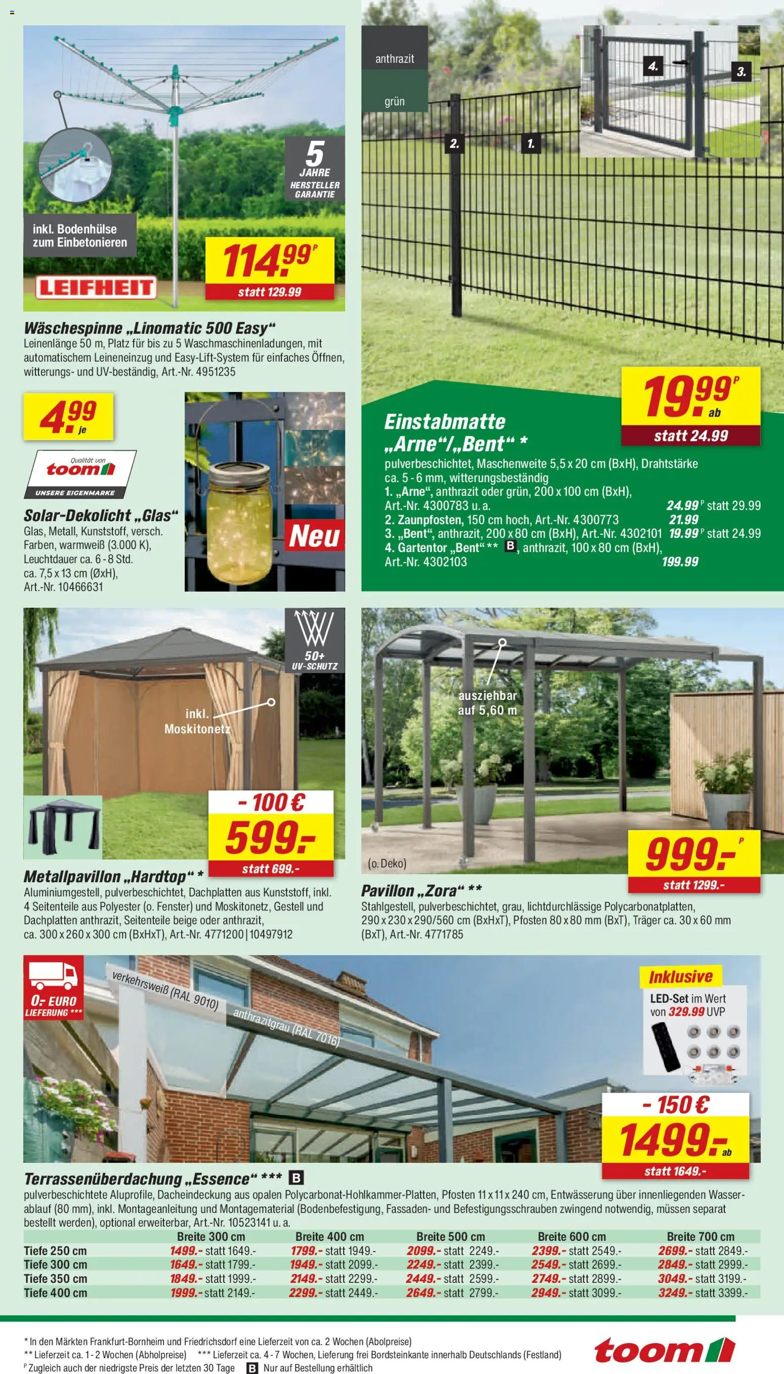 Toom Baumarkt Prospekt 	 – gültig ab 18.04.2026 | Seite: 13 | Produkte: Wasser