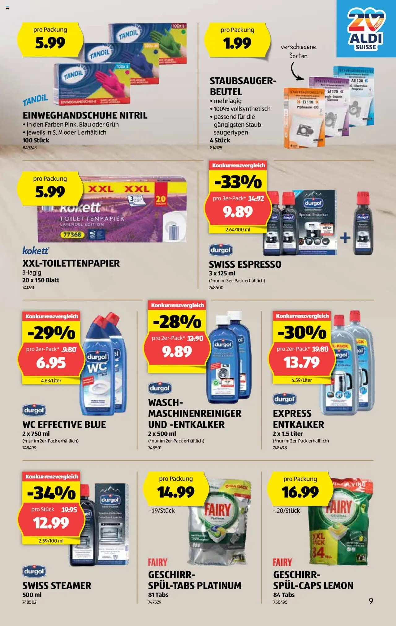 Aldi Aktionen – gültig ab 16.10.2025 | Seite: 10 | Produkte: Bluetooth Højttalere, Staubsauger, Toilettenpapier