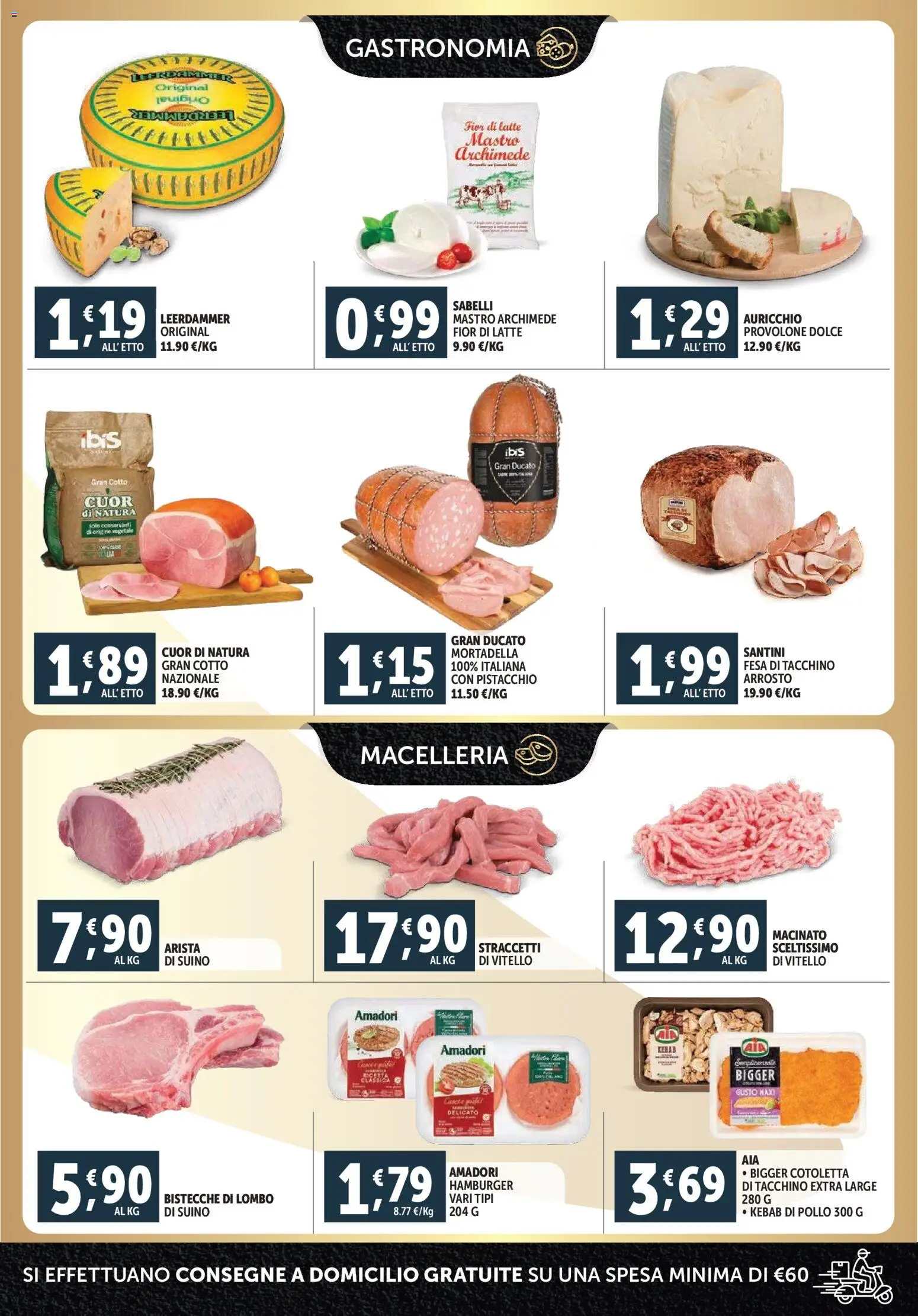 Volantino Decò del 29.12.2025 | Pagina: 3 | Prodotti: Provolone, Pollo, Tacchino, Hamburger
