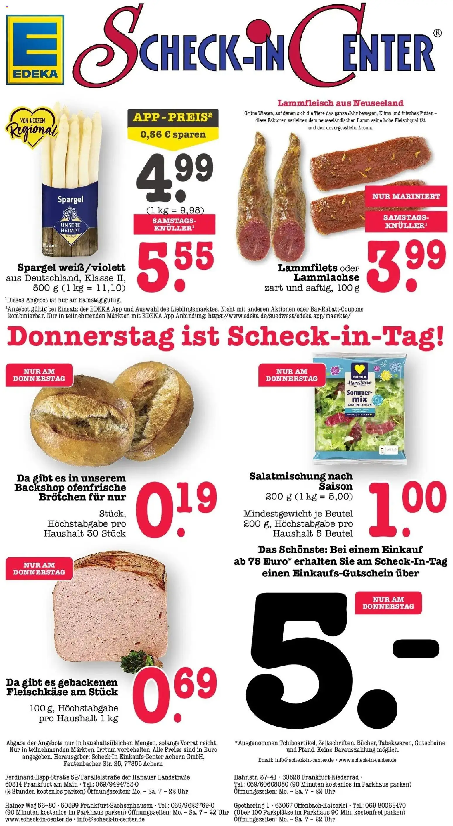 Edeka prospekt Offenbach	 – gültig ab 20.04.2026 | Seite: 64 | Produkte: Spargel, Ofenfrische, Salat, Uhr