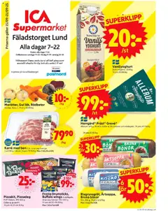ICA Supermarket - Lund - Förhandsvisning av reklamblad från butik ICA Supermarket aktuell från 15.09.2025