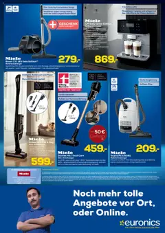 Euronics Prospekt 	 – gültig ab 17.09.2025 | Seite: 4 | Produkte: Miele, Kaffee, Kaffeevollautomat, Uhr
