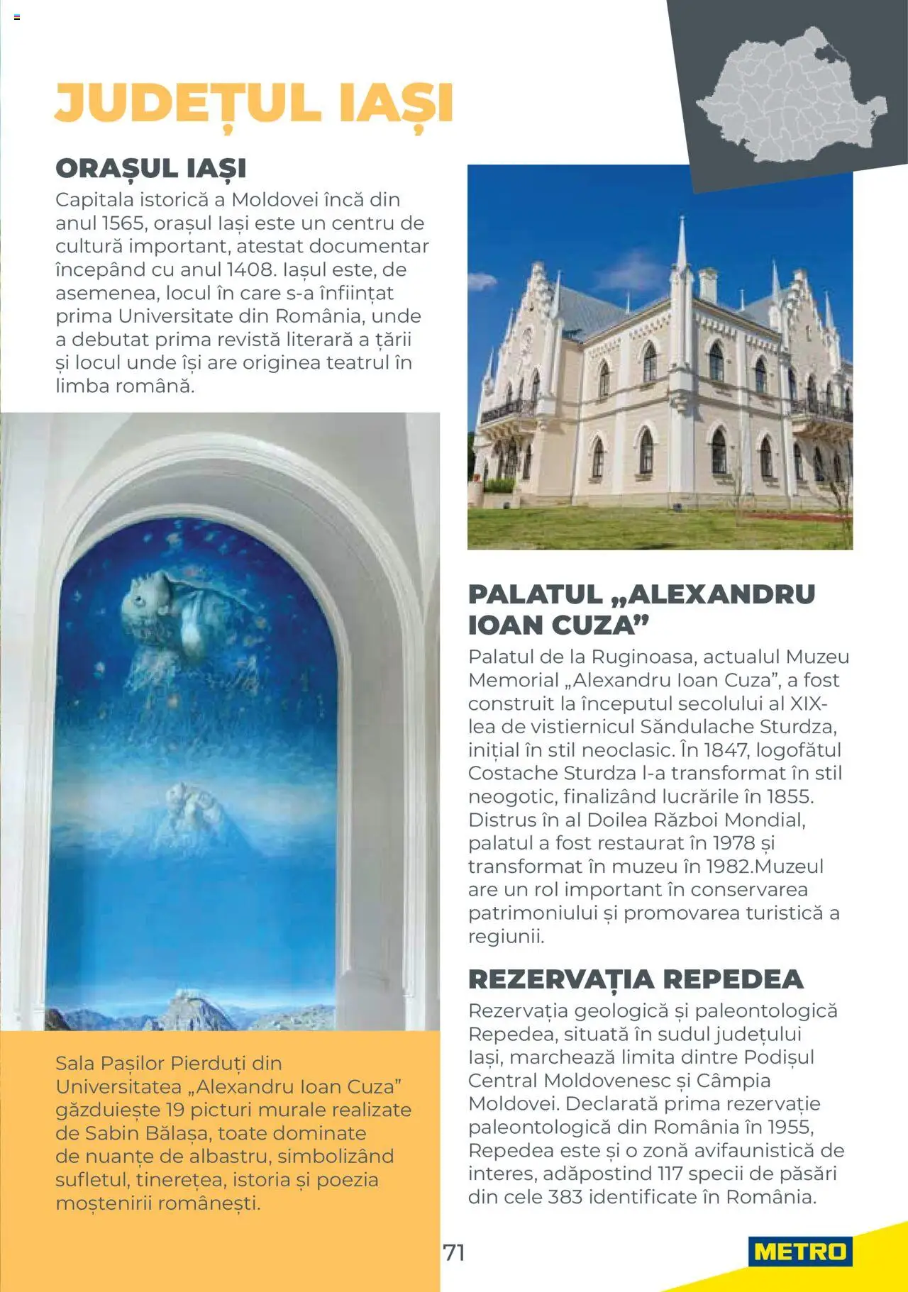 Metro catalog - Ghid de călătorie România – valabil de la 01.08.2025 | Pagină: 71