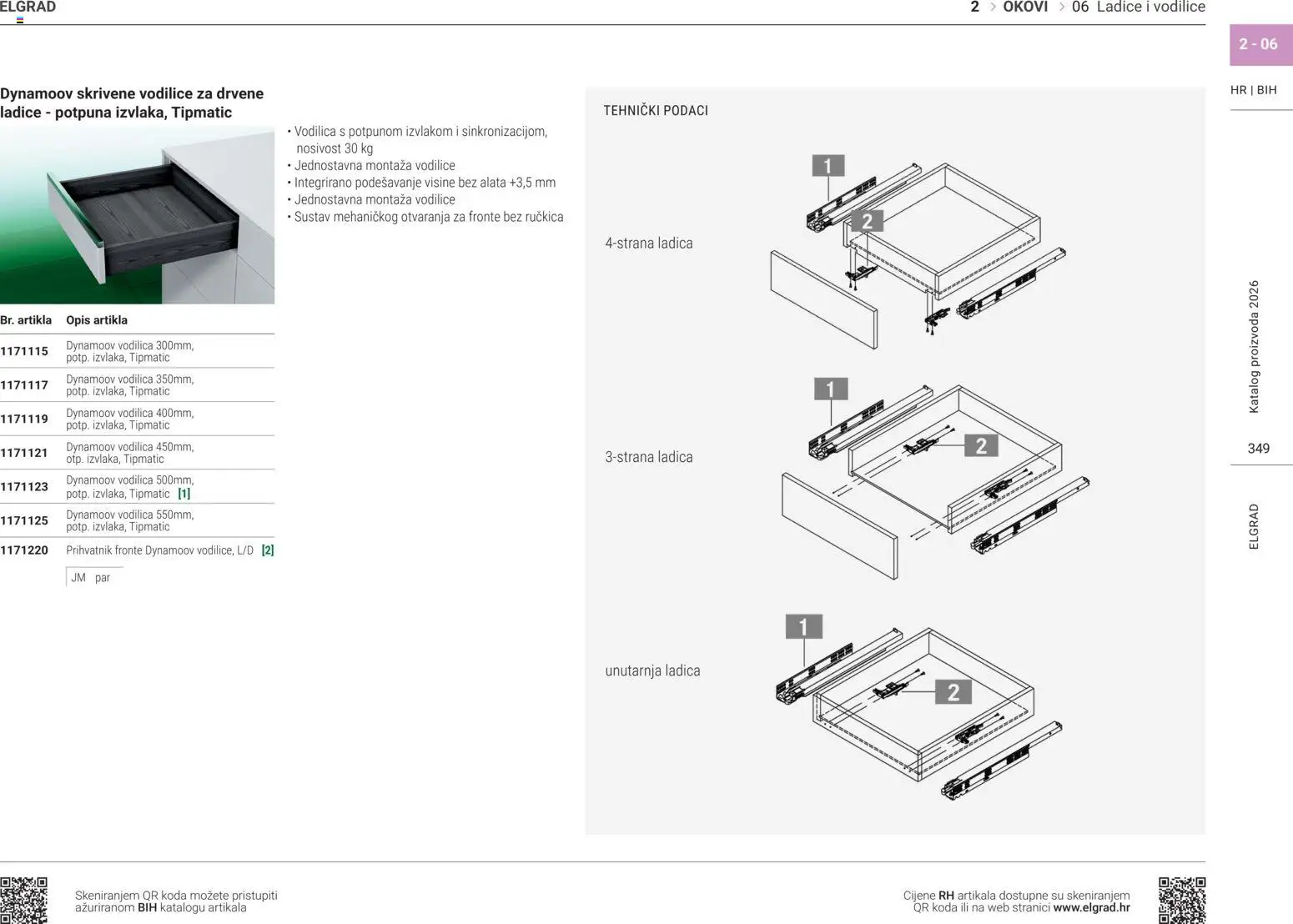 Elgrad katalog | vrijedi od 14.04.2026 | Stranica: 62 | Proizvodi: Ladice