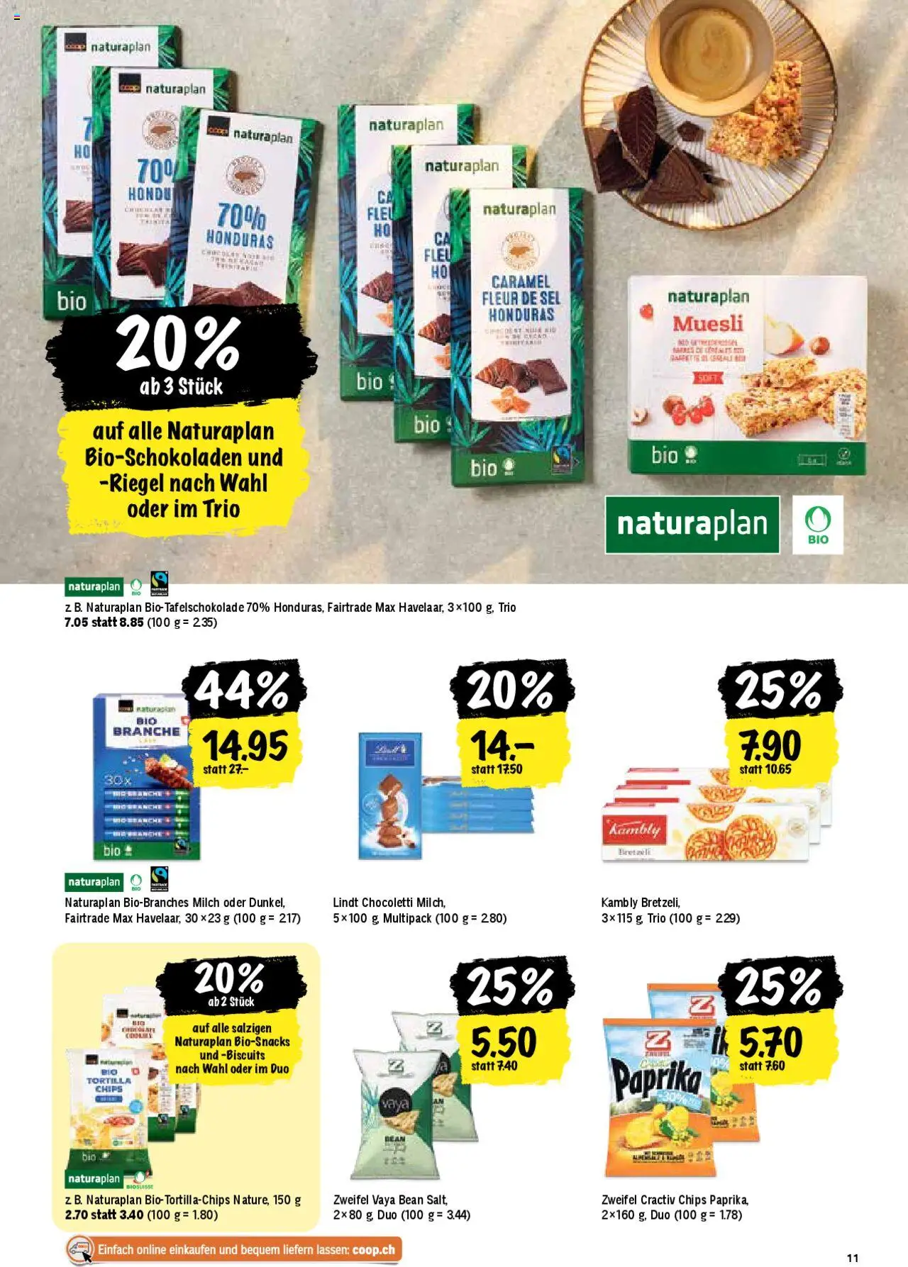 Coop Aktionen ab 12.06.2025 | Seite: 11 | Produkte: Milch, Chips