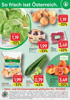 Spar Flugblatt gültig ab 17.07.2025 | Seite: 20 | Produkte: Obst