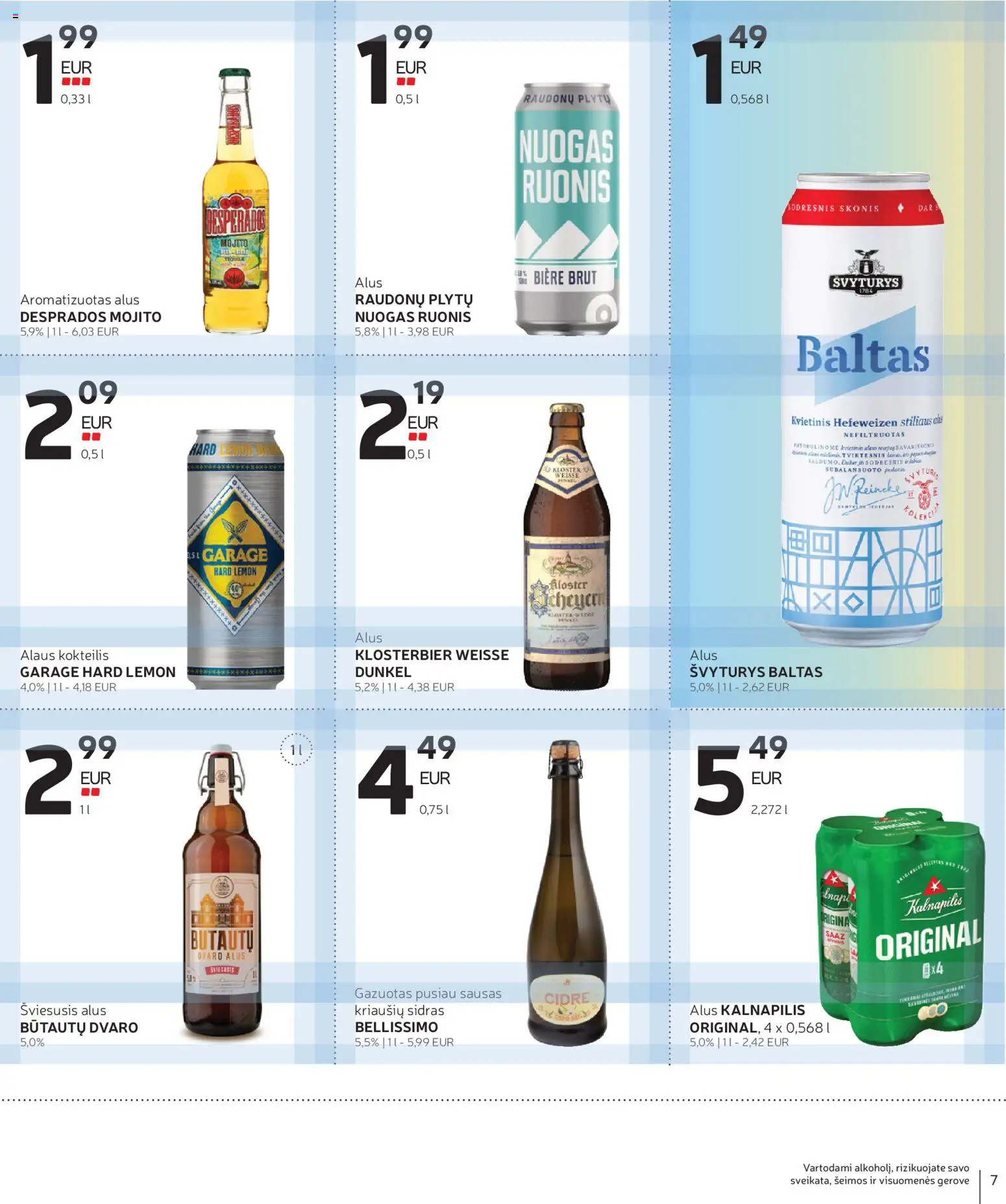 Rimi akcijos nuo 14.04.2026 | Puslapis: 7 | Prekių: Alus