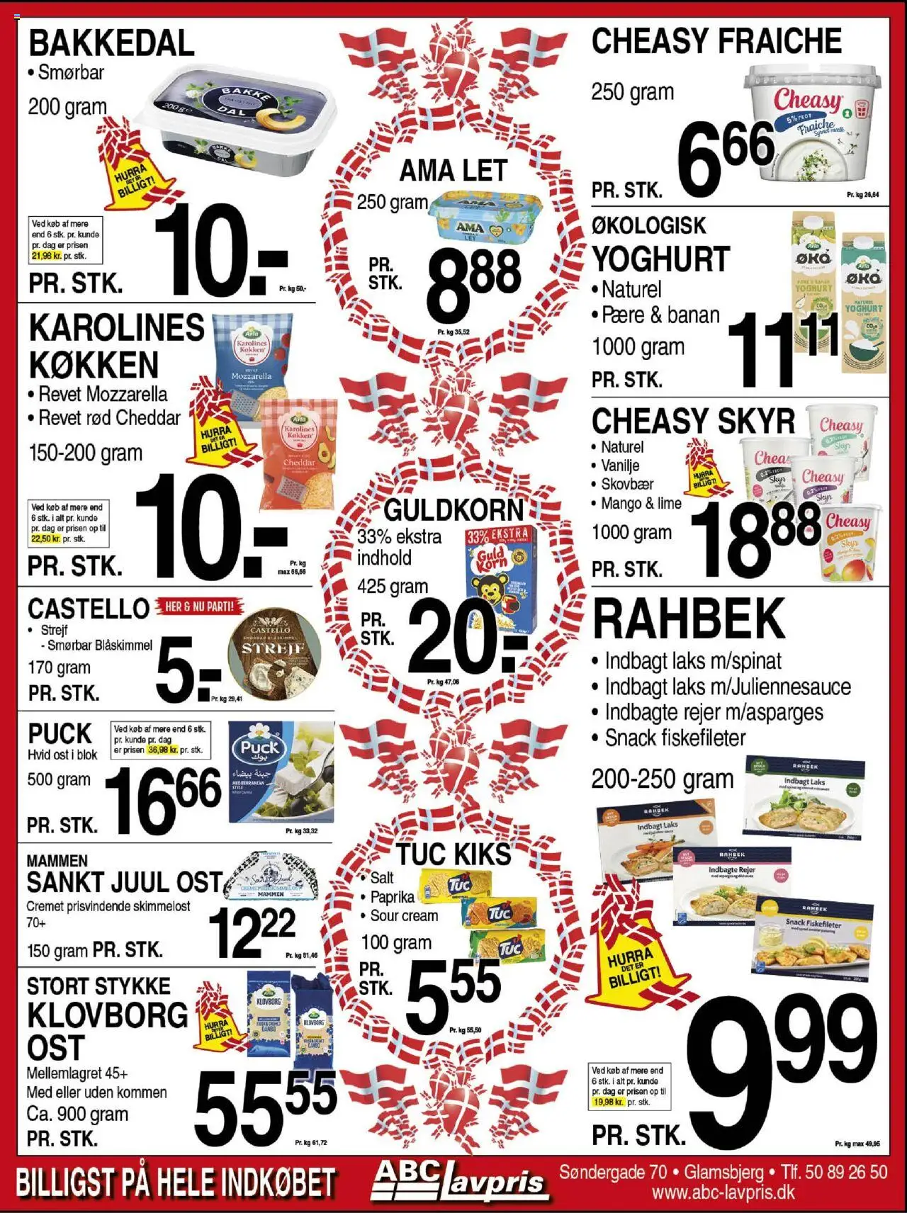 Abc Lavpris tilbudsavis – gyldig fra 10.09.2025 | Side: 2 | Produkter: Yoghurt, Cheddar, Vanilje, Rejer