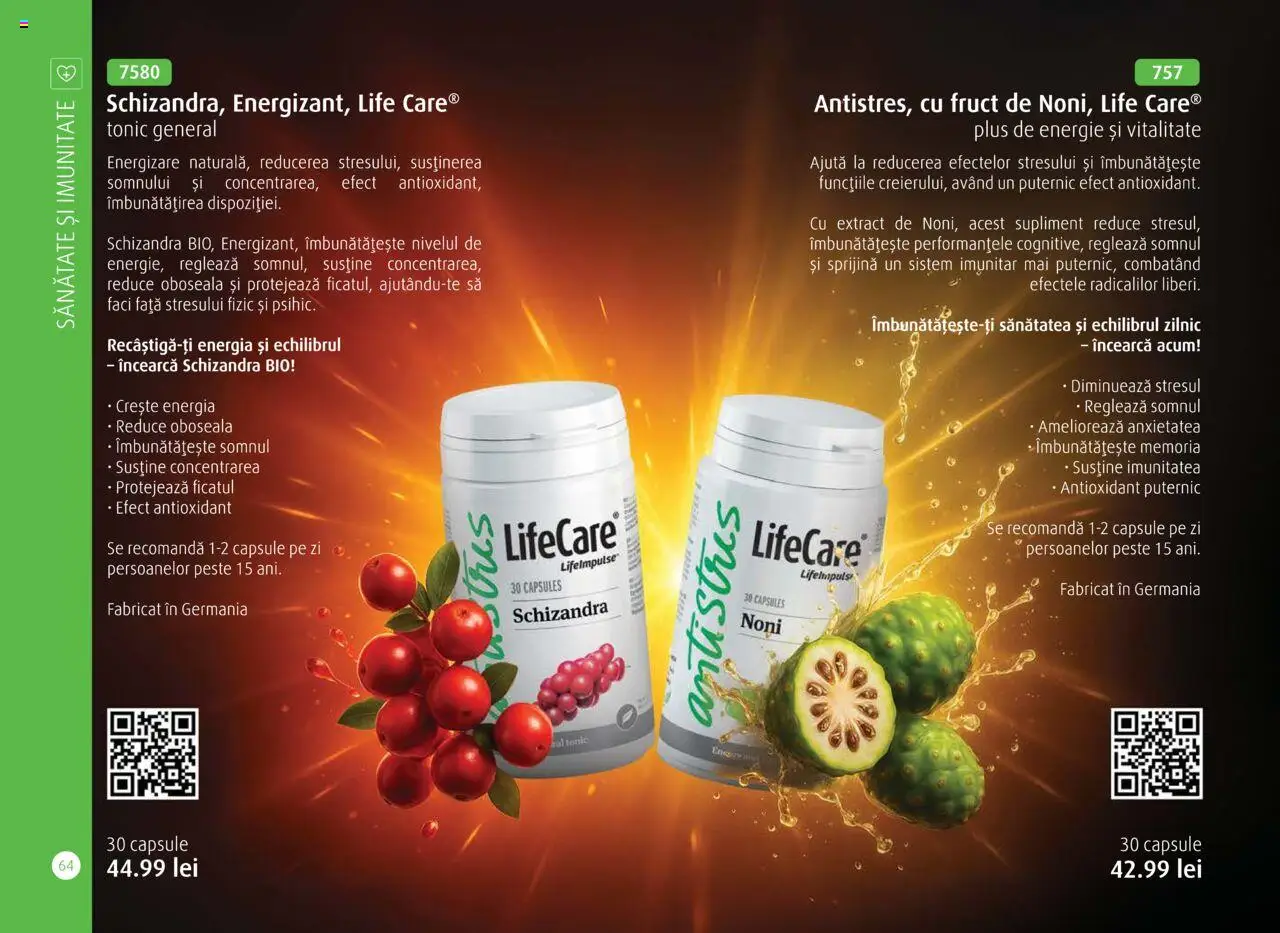 Noul catalog Life Care – valabil de la 01.10.2025 | Pagină: 66 | Produse: Şerit ödül, Pește