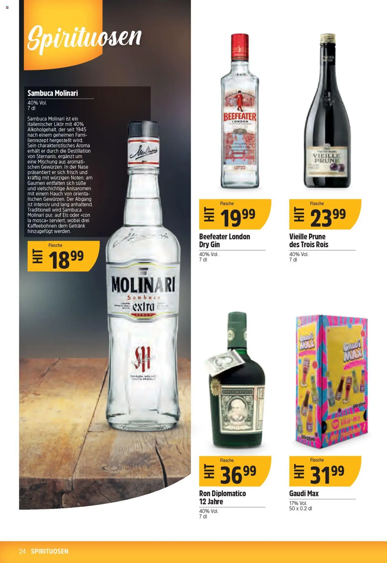 TopCC Aktionen ab 25.08.2025 | Seite: 24 | Produkte: Likör, Gin, Eis