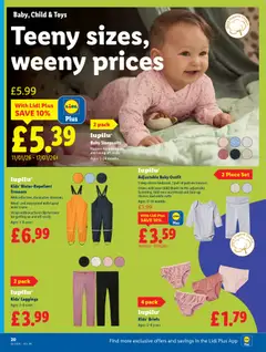 Preview of Lidl - Lidl Weekly valid from 08.01.2026 | Page: 22 | Products: Leggings, Briefs