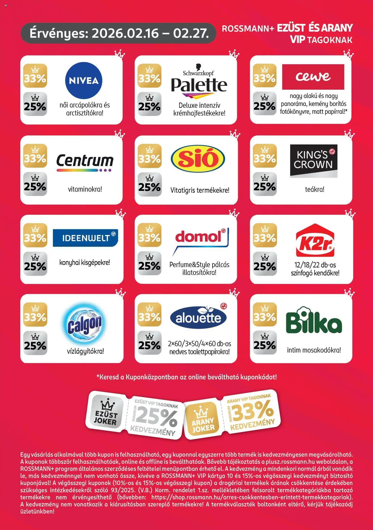 Rossmann akciós ujság - amely érvényes a következő dátumtól: 16.02.2026 | Oldal: 3 | Termékek: Szőlő, Tea