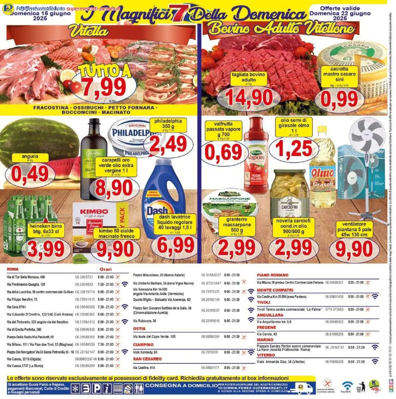 Volantino Pewex del 13.06.2025 | Pagina: 24 | Prodotti: Birra, Olio extra vergine, Mascarpone, Macinato