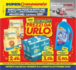 Anteprima del volantino SuperConveniente Barcellona/Milazzo catalogo valido a partire dal 12.09.2025