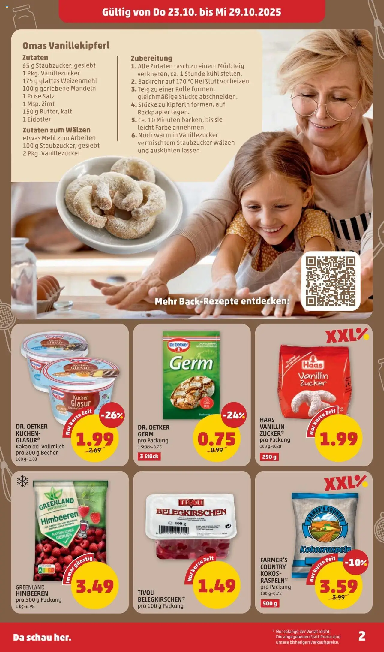Penny Markt - Backzeit ist Familienzeit gültig ab 23.10.2025 | Seite: 2 | Produkte: Salz, Zucker