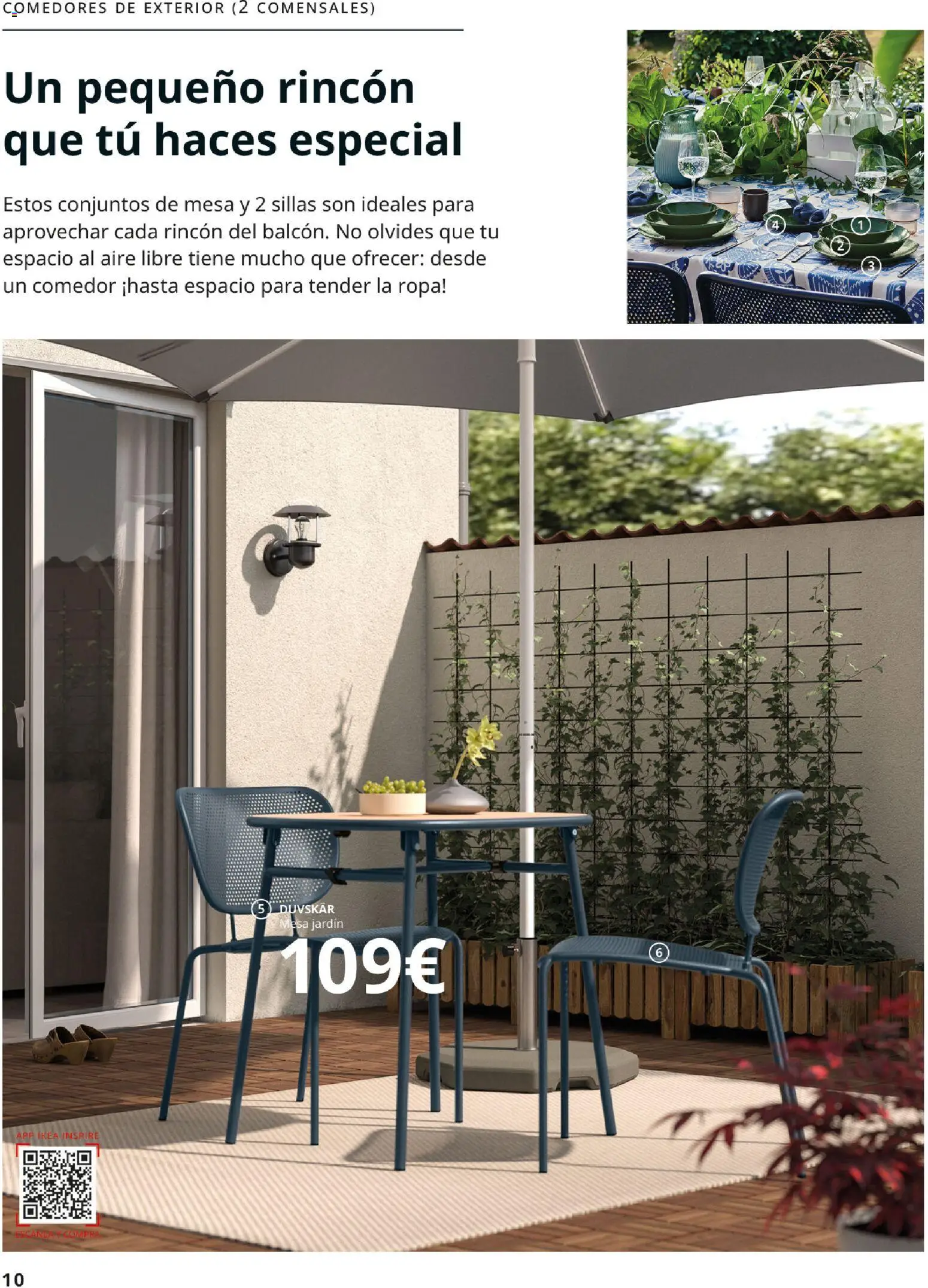 Catálogo IKEA Muebles de exterior │ válido desde el 17.12.2025 | Página: 10 | Productos: Ropa, Mesa
