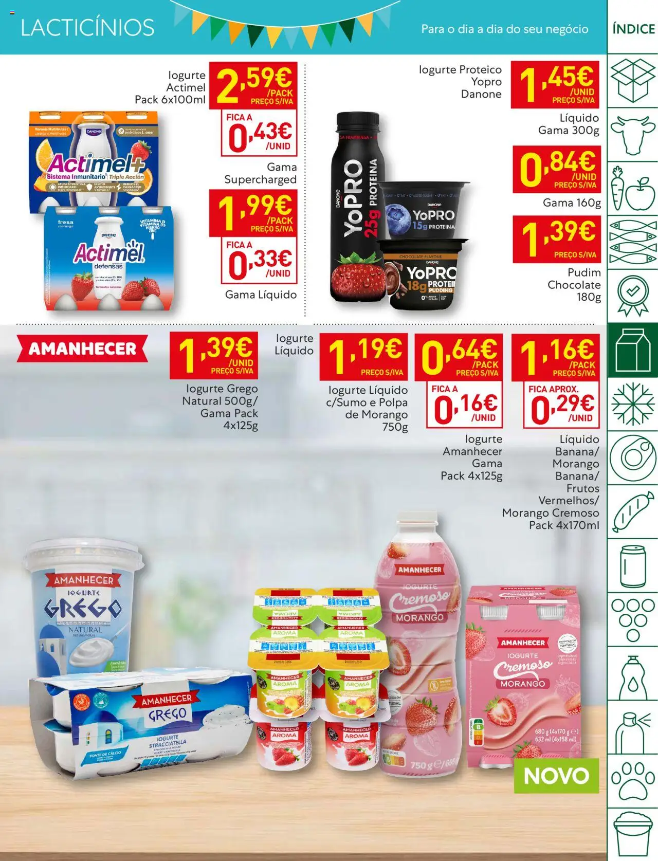 Recheio folheto │ válido de 24.06.2025 | Página: 19 | Produtos: Pudim, Cálcio, Iogurte, Chocolate