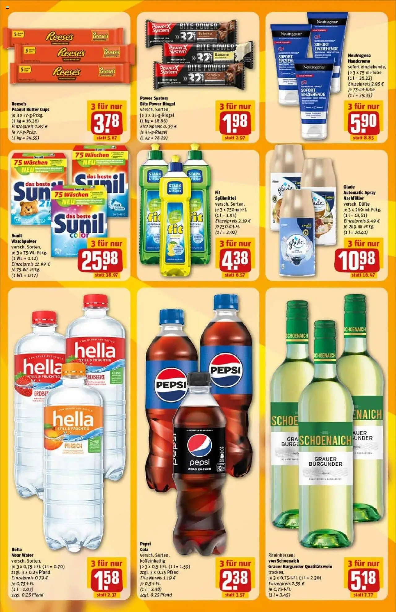 Rewe prospekt Bielefeld	 – gültig ab 19.10.2025 | Seite: 7 | Produkte: Cola, Butter, Handcreme, Pfirsich
