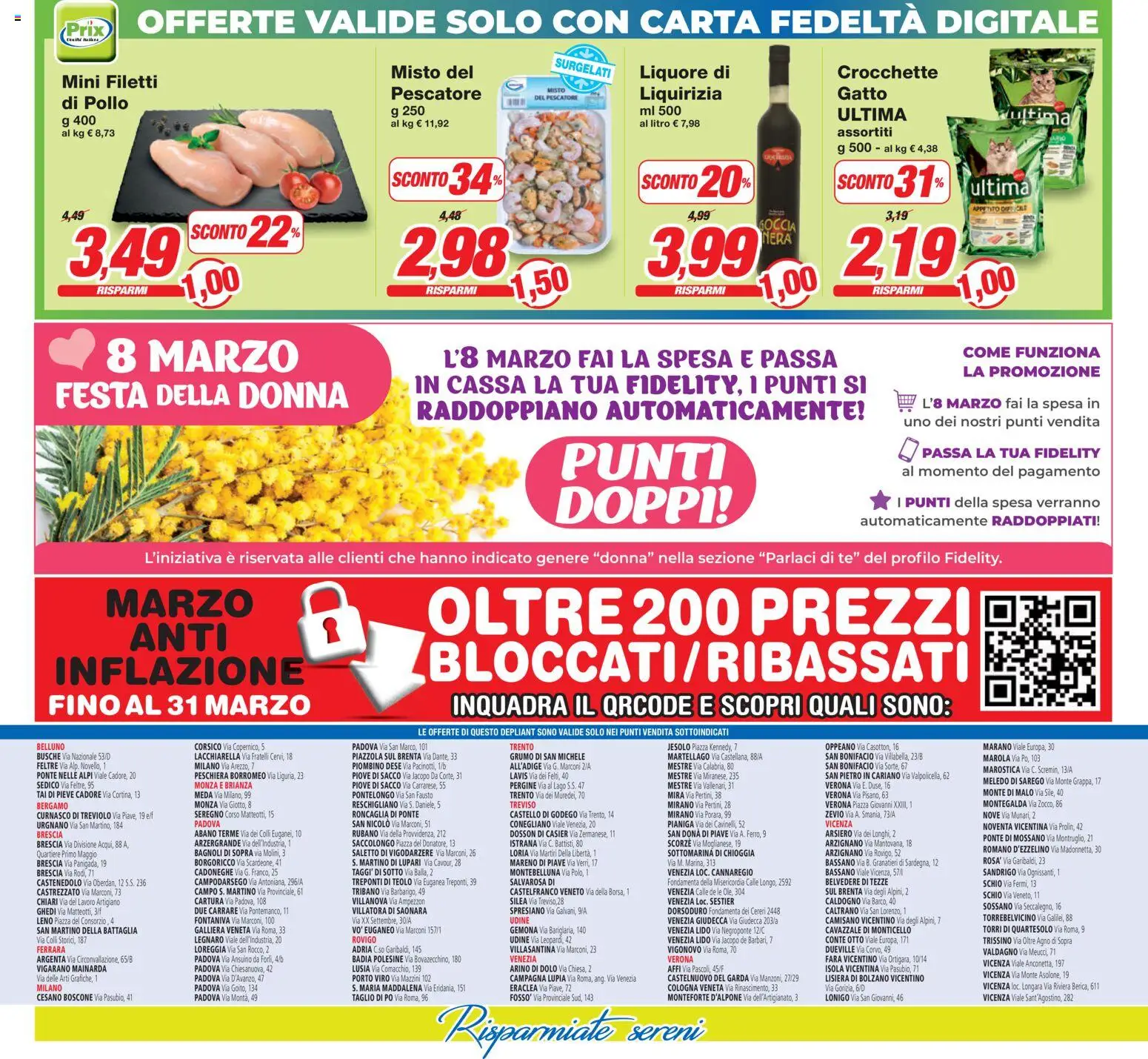 Volantino Prix del 06.03.2026 | Pagina: 29 | Prodotti: Pollo, Tè, Crocchette, Liquore