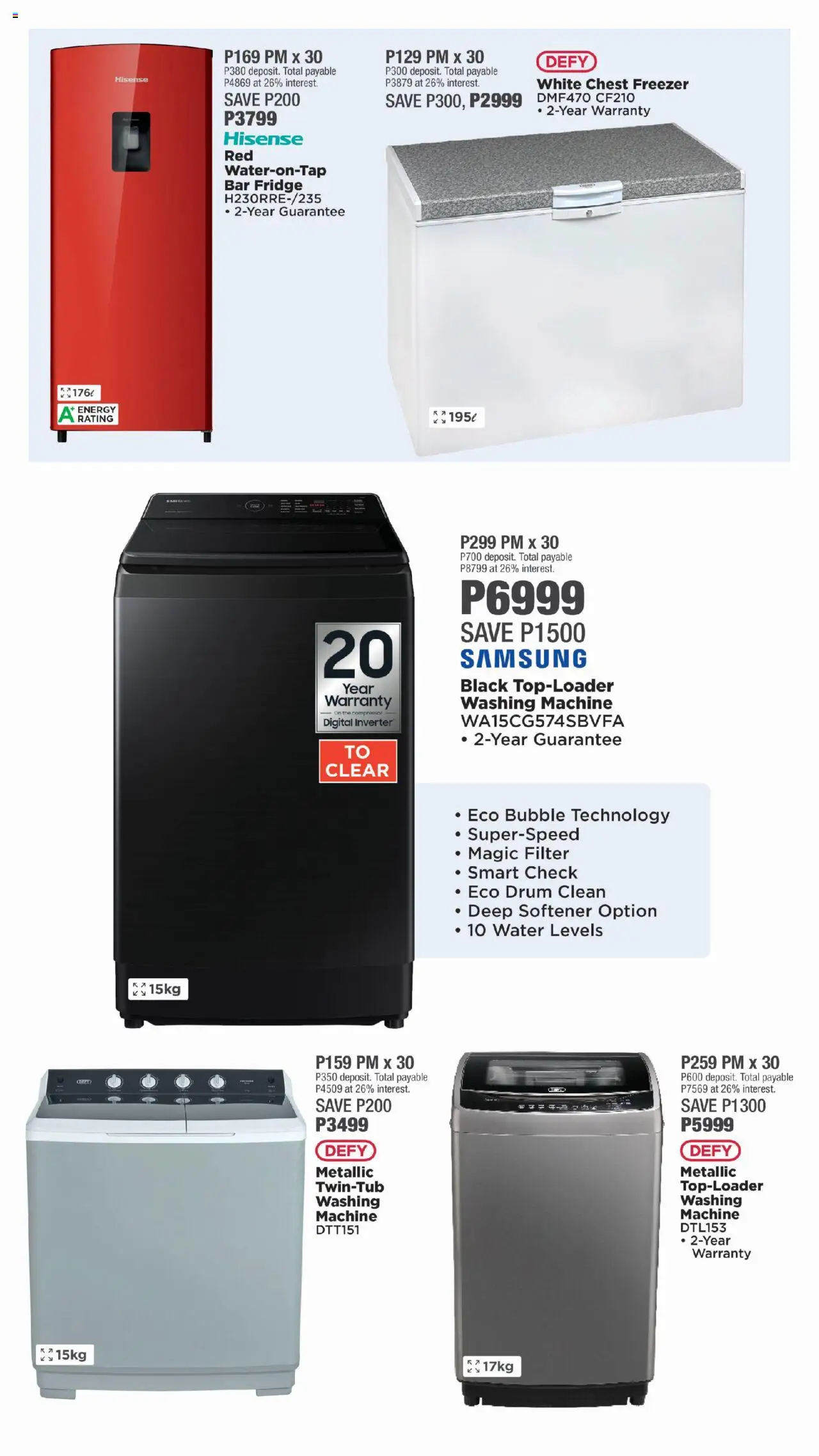 House and Home - Botswana Catalogue │ valid from 09.06.2025 | Page: 26 | Products: Freezer, Fridge, Chest freezer, Water