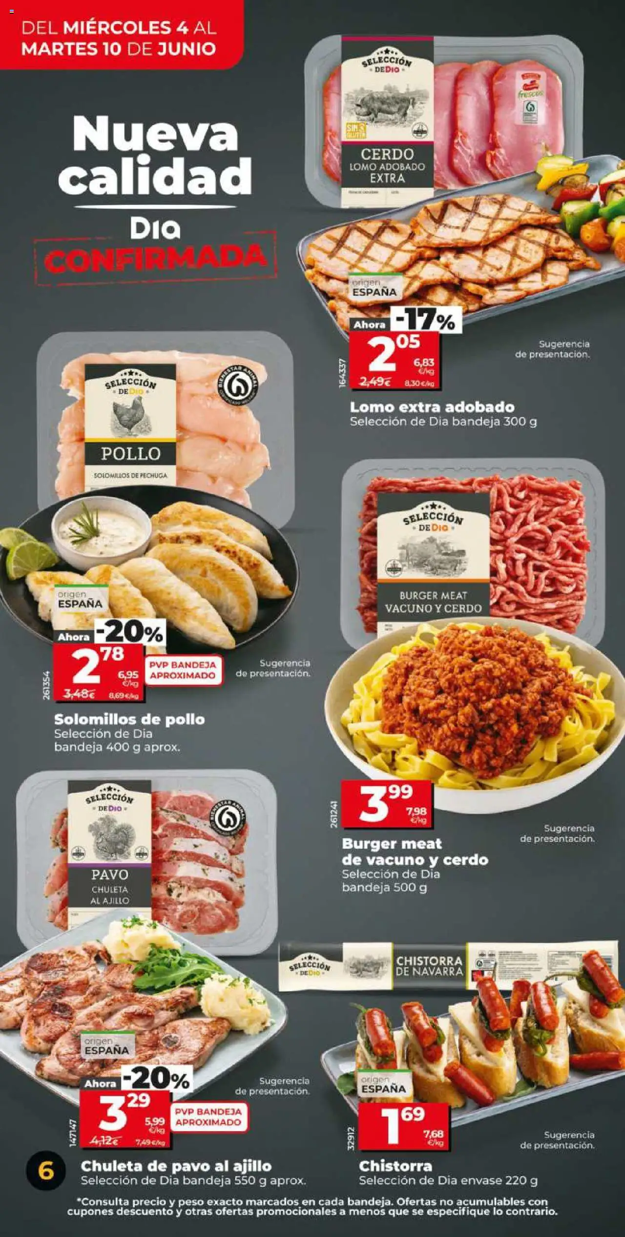 Dia - folleto Market │ válido desde el 04.06.2025 | Página: 6 | Productos: Cerdo, Peso, Bandeja