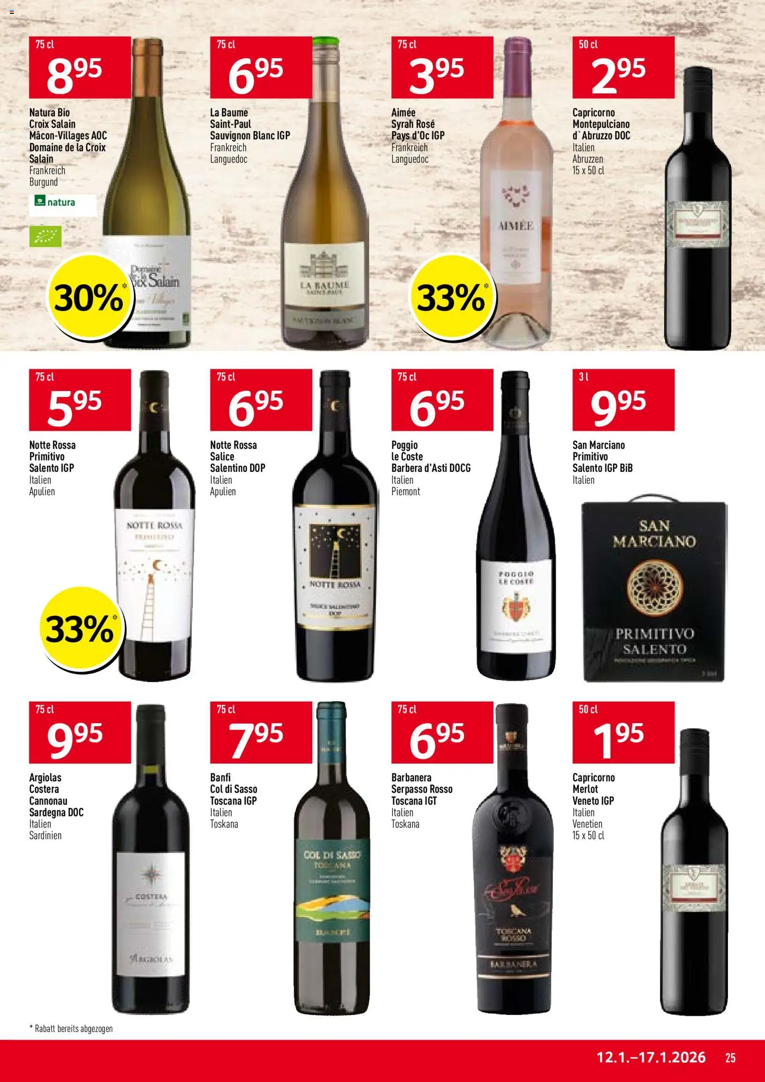 Prodega Aktionen – gültig ab 12.01.2026 | Seite: 25 | Produkte: Merlot