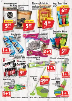 Prim Market Gazetka - Wielkie Otwarcie Mały Płock dodatkowa od 01.08.2025 | Strona: 2 | Produkty: Bateria, Karma dla kotów, Wołowina, Makaron