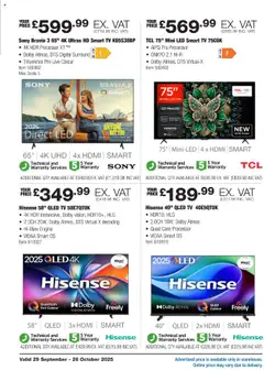 Preview of Costco - ENGLAND ONLY valid from 29.09.2025 | Page: 4 | Products: TV