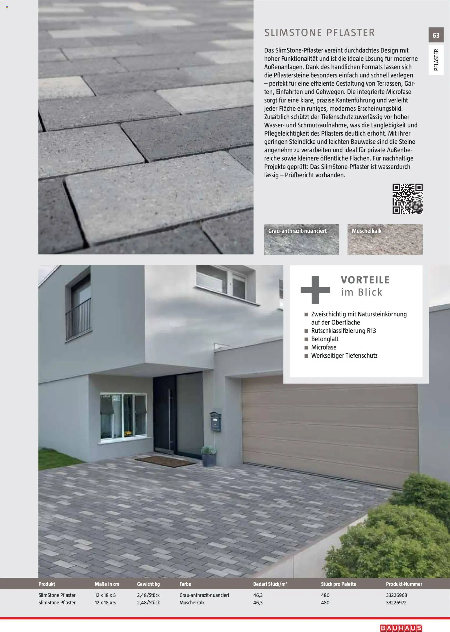 Bauhaus Gartenbaumaterialien 2026 – gültig ab 02.03.2026 | Seite: 63 | Produkte: Gewicht, Wasser