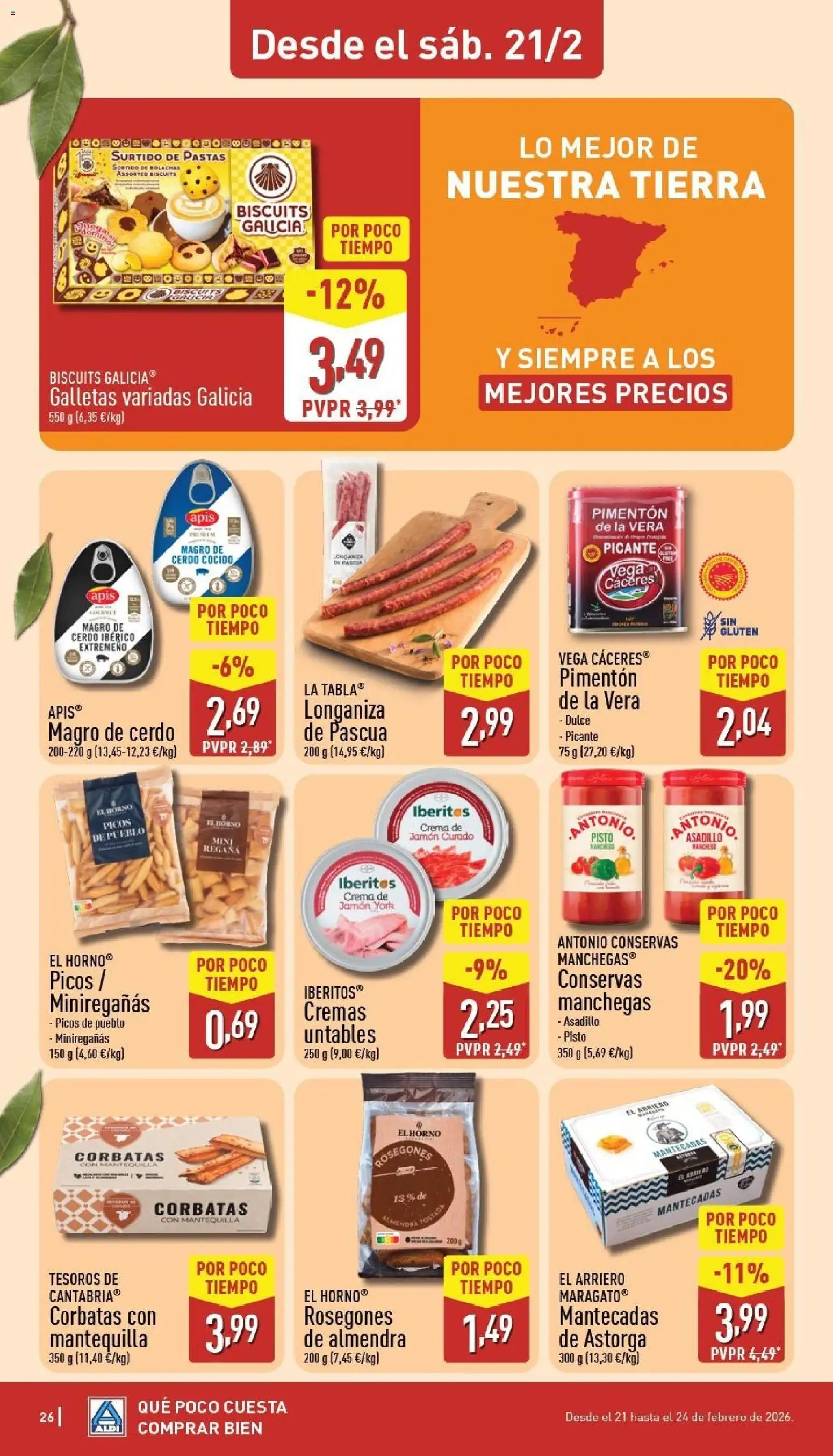 Aldi folleto Baleares │ válido desde el 16.02.2026 | Página: 26