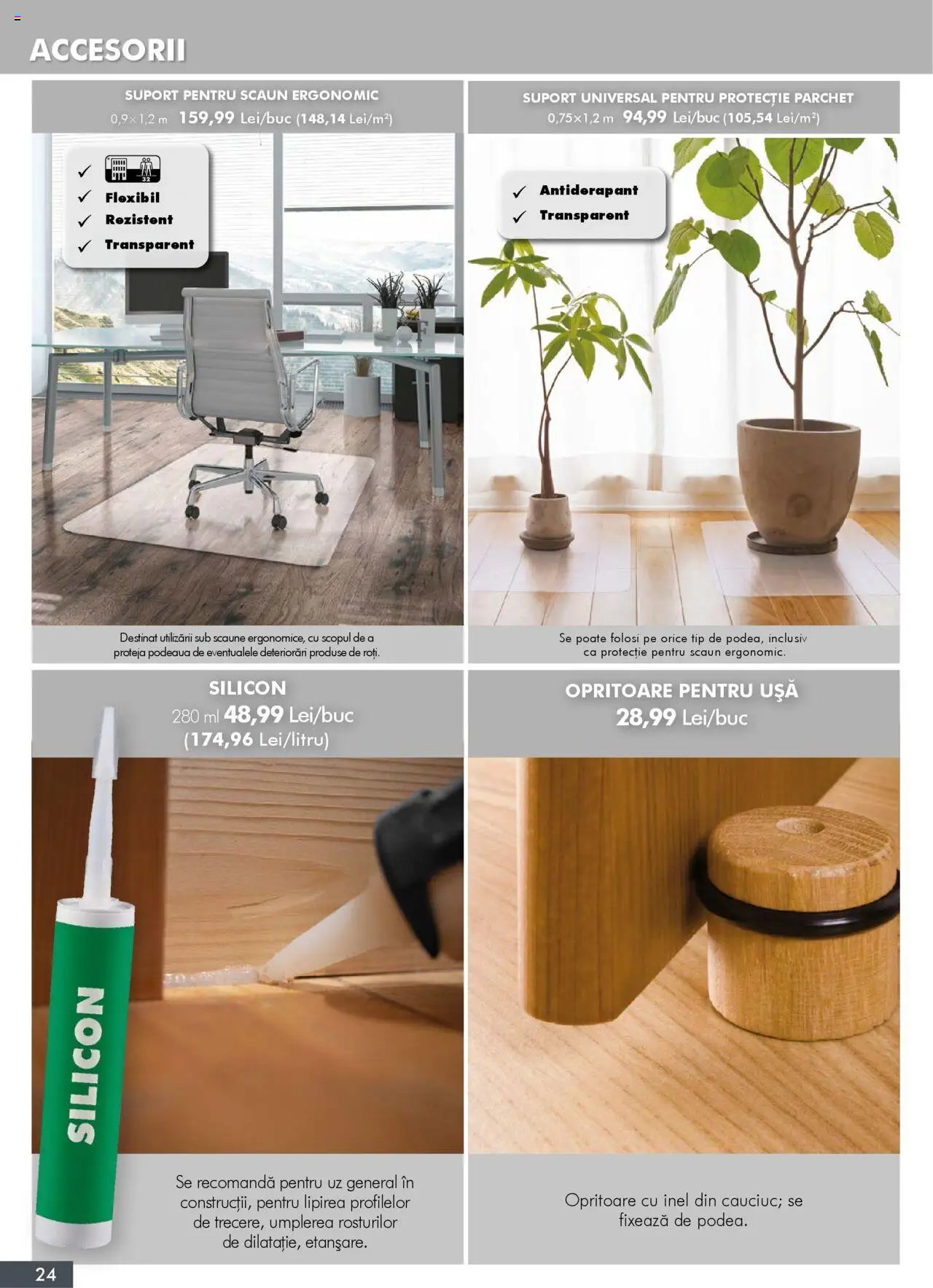 Noul catalog Diego – valabil de la 01.10.2025 | Pagină: 24 | Produse: Inel, Parchet, Scaun, Ușă
