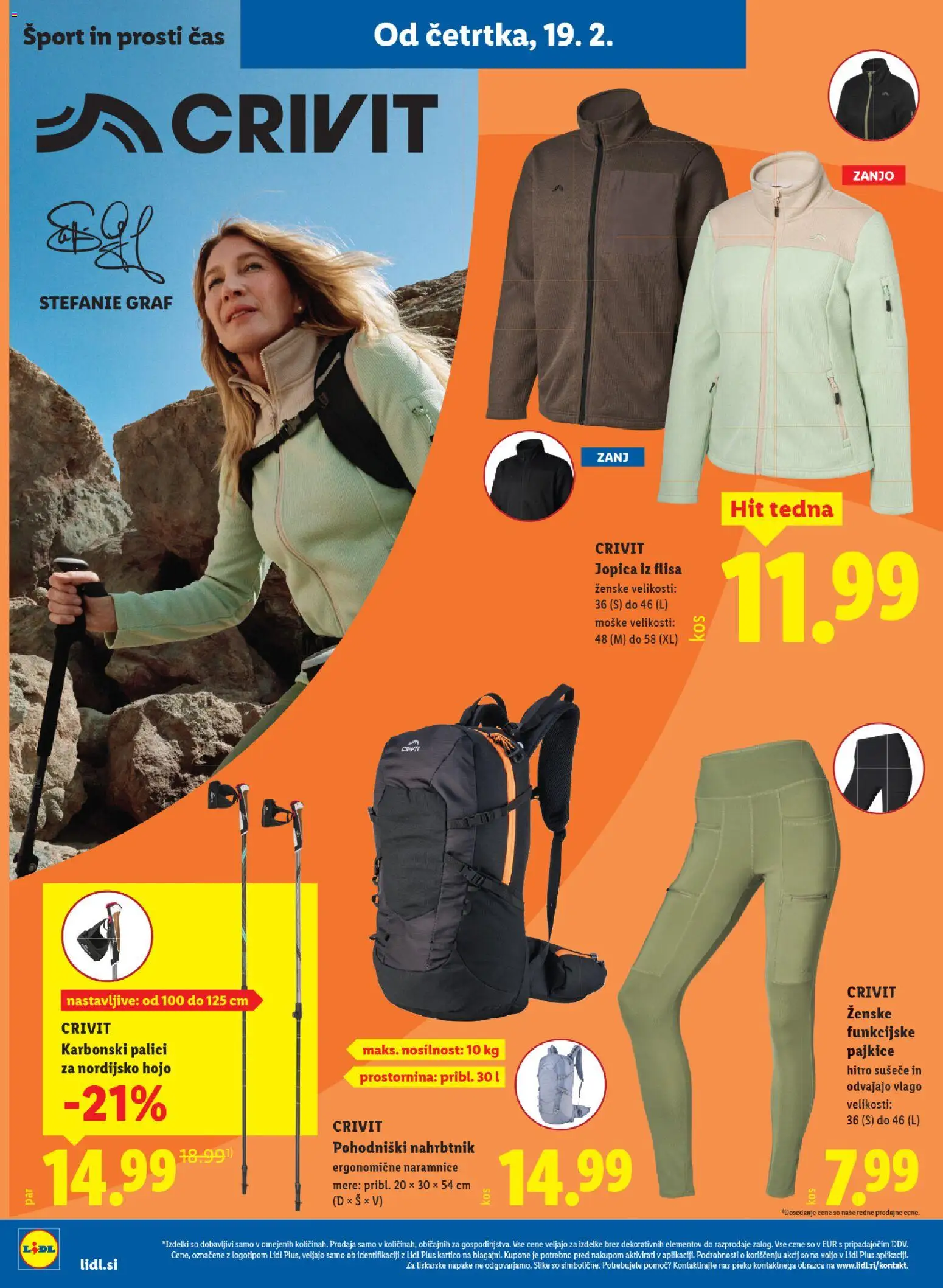 Novi Lidl katalog ponudbe – veljaven od 19.02.2026 | Stran: 24 | Izdelki: Pajkice, Jopica, Nahrbtnik